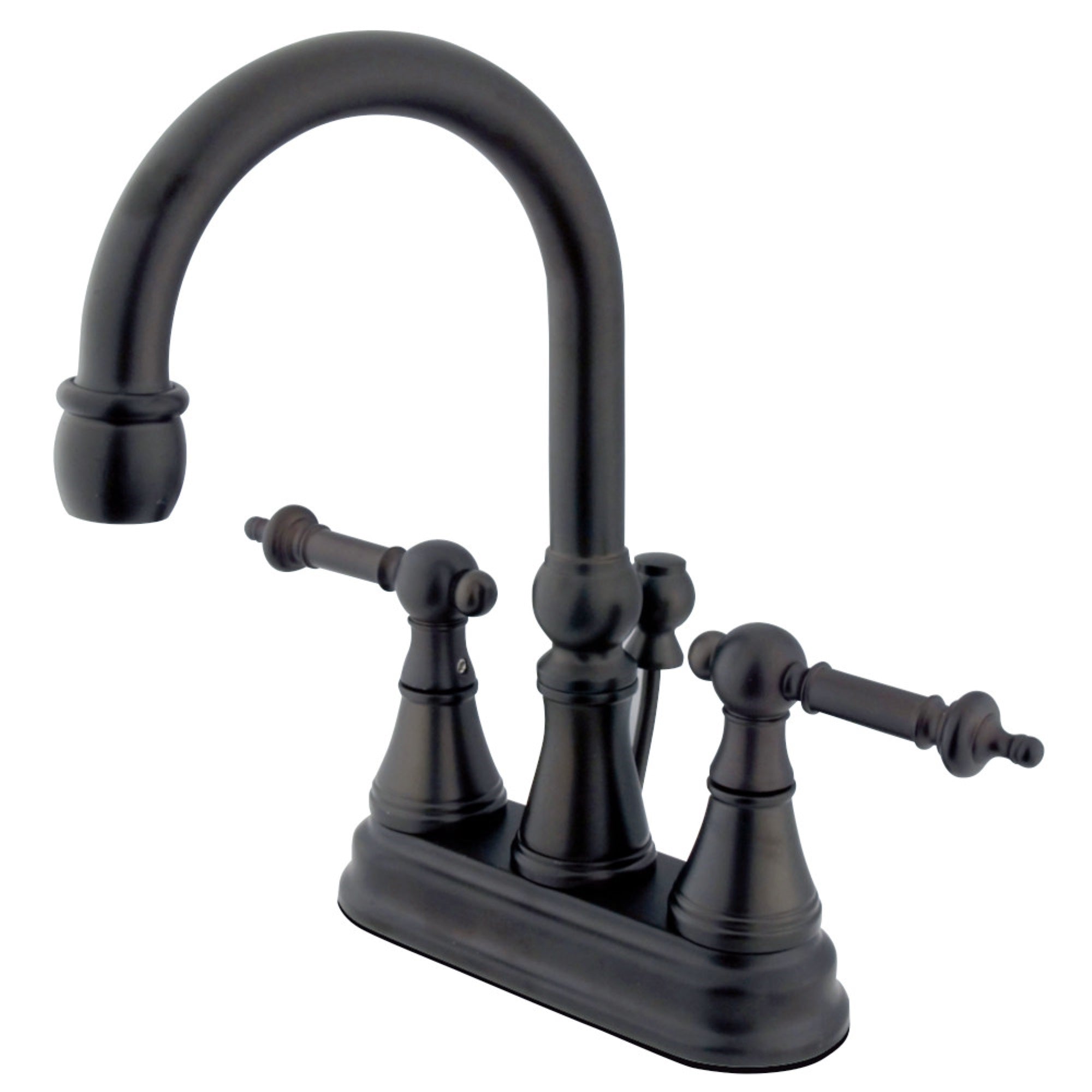 Kingston Brass Ks2615Tl 4 In. Centerset Bathroom Faucet, Oil Rubbed Bronze