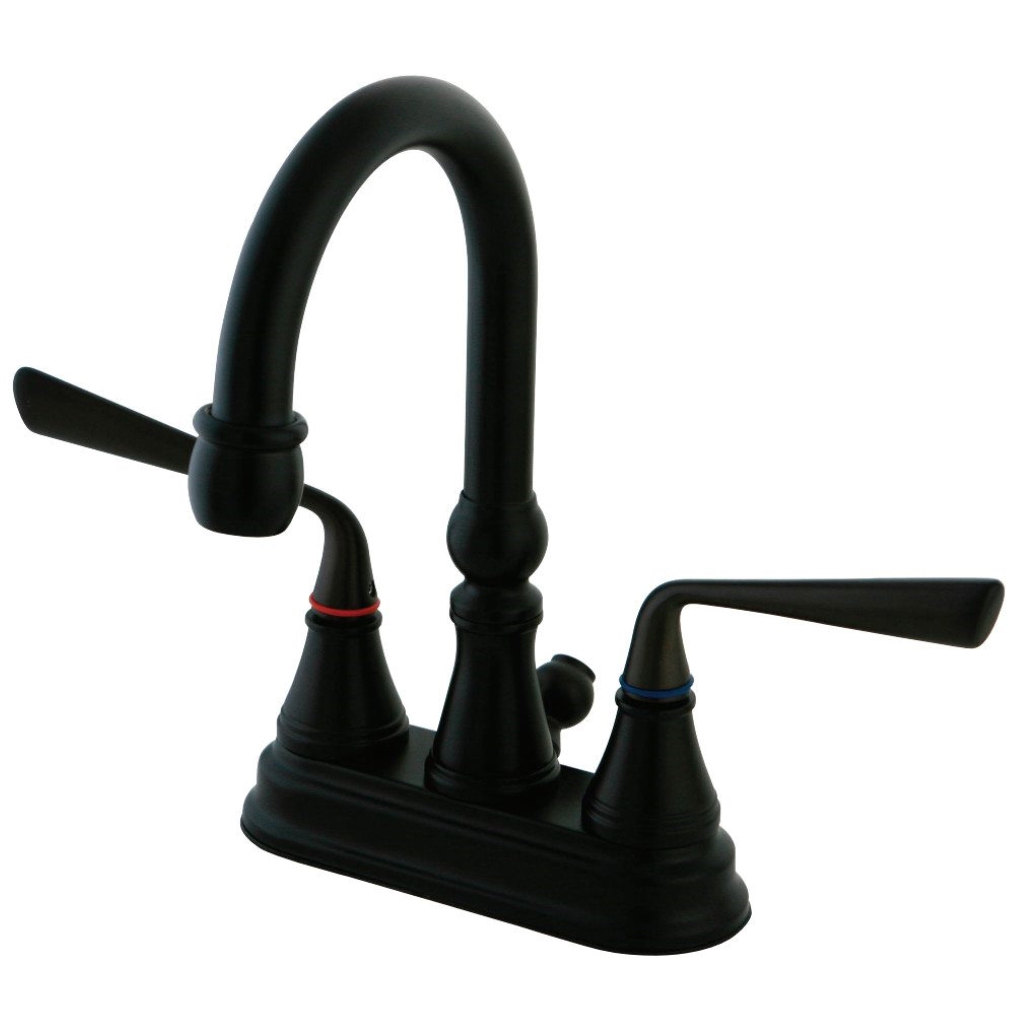 Kingston Brass Ks2615Zl 4 In. Centerset Bathroom Faucet, Oil Rubbed Bronze