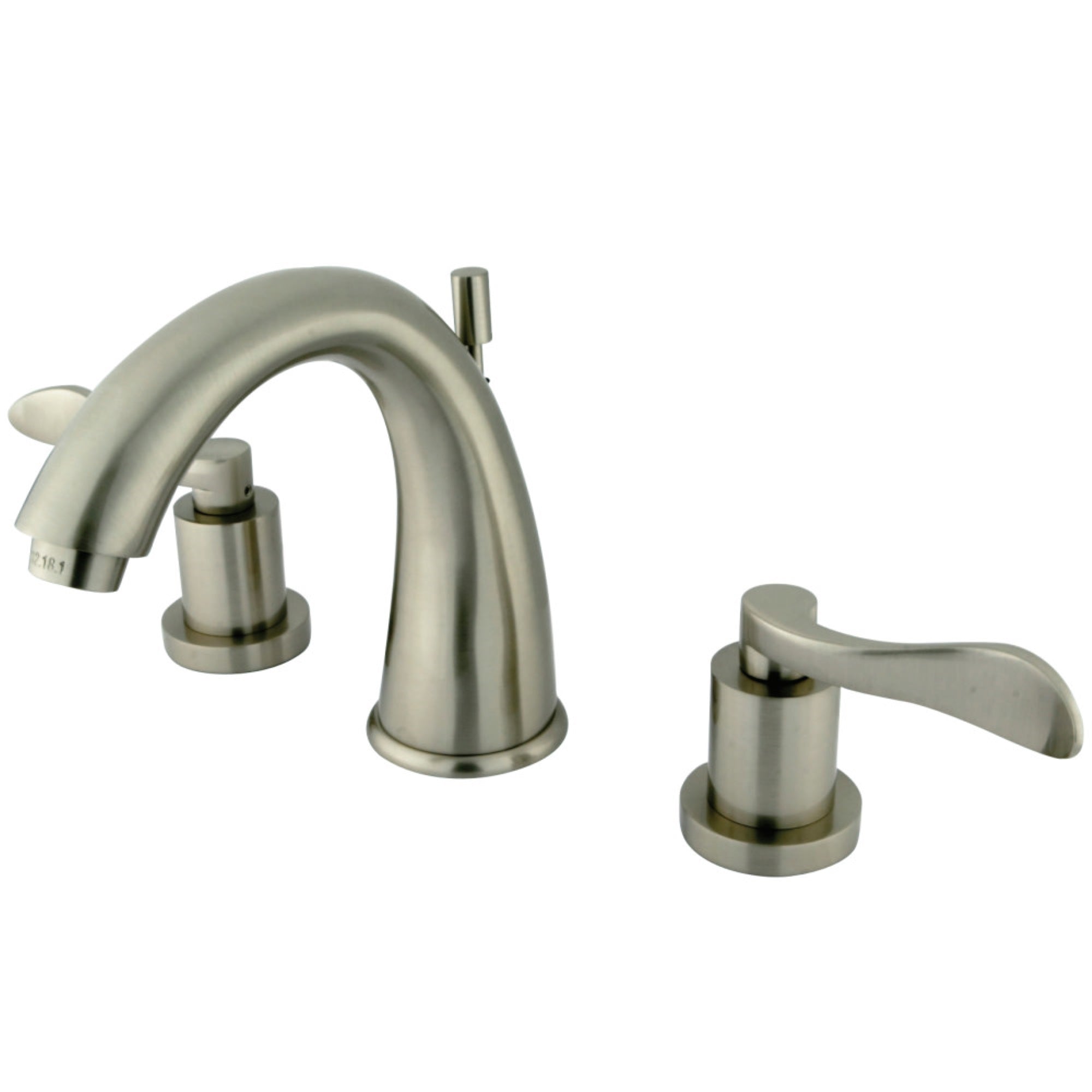 Kingston Brass Ks2968Dfl 8 In. Widespread Bathroom Faucet, Brushed Nickel