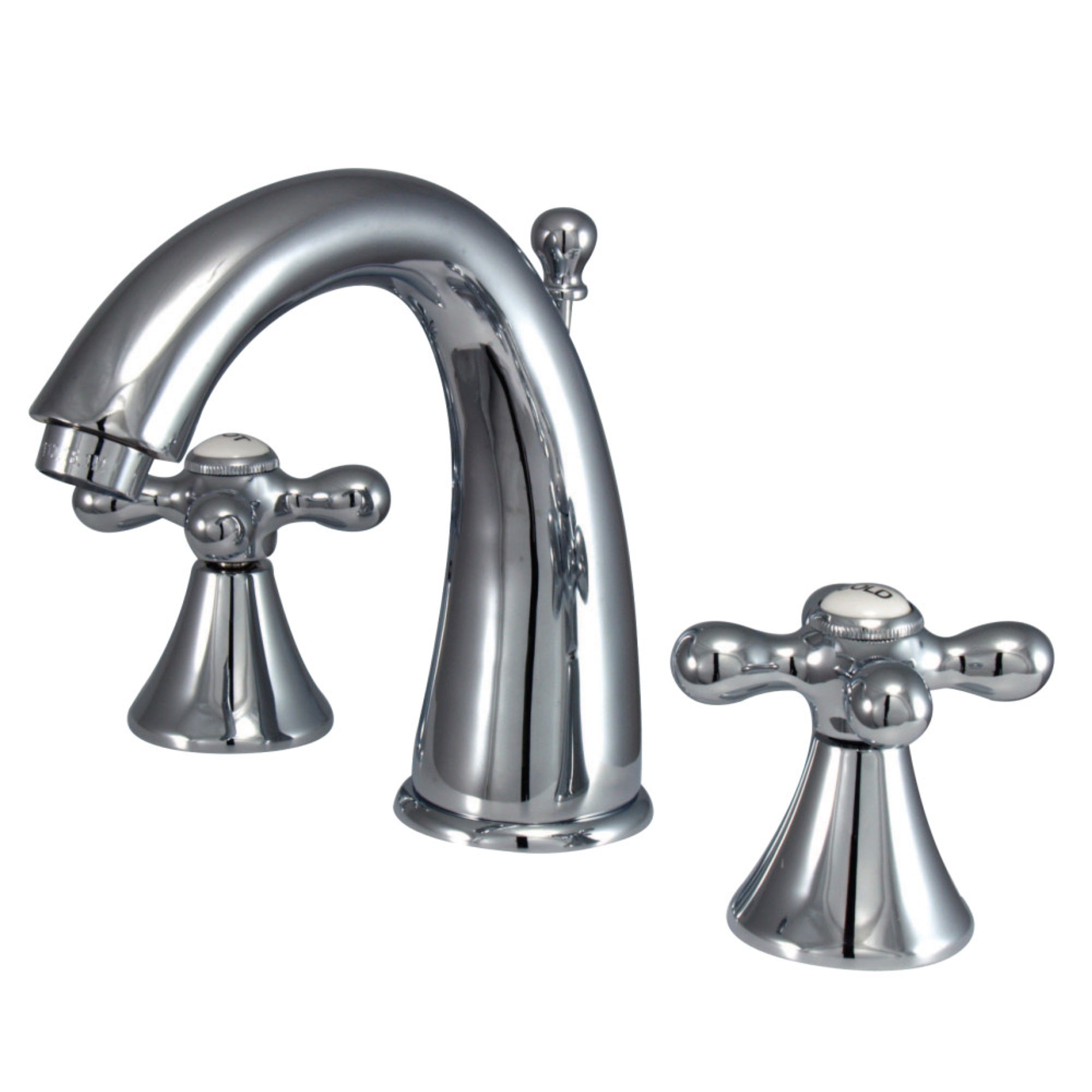 Kingston Brass Ks2971Ax 8 In. Widespread Bathroom Faucet, Polished Chrome