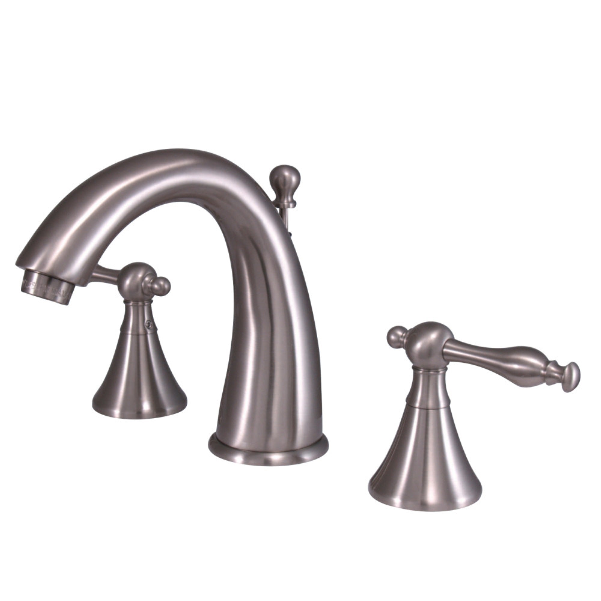 Kingston Brass Ks2978Nl 8 In. Widespread Bathroom Faucet, Brushed Nickel