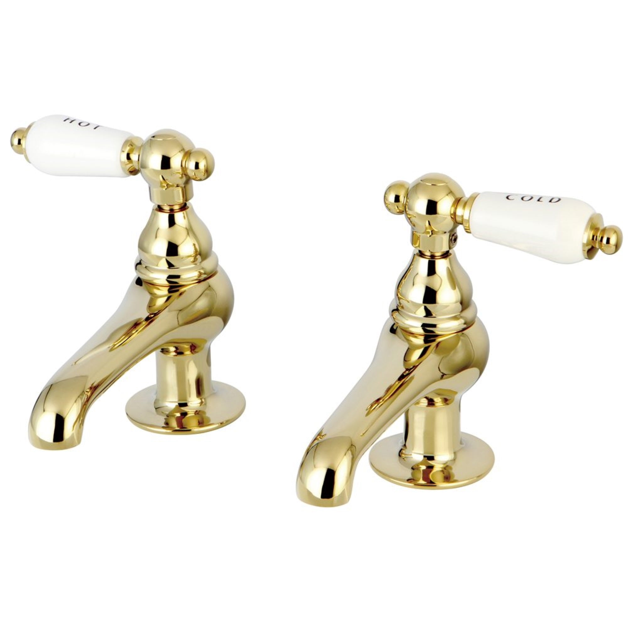 Kingston Brass Ks3202Pl Restoration Basin Tap Faucet, Polished Brass