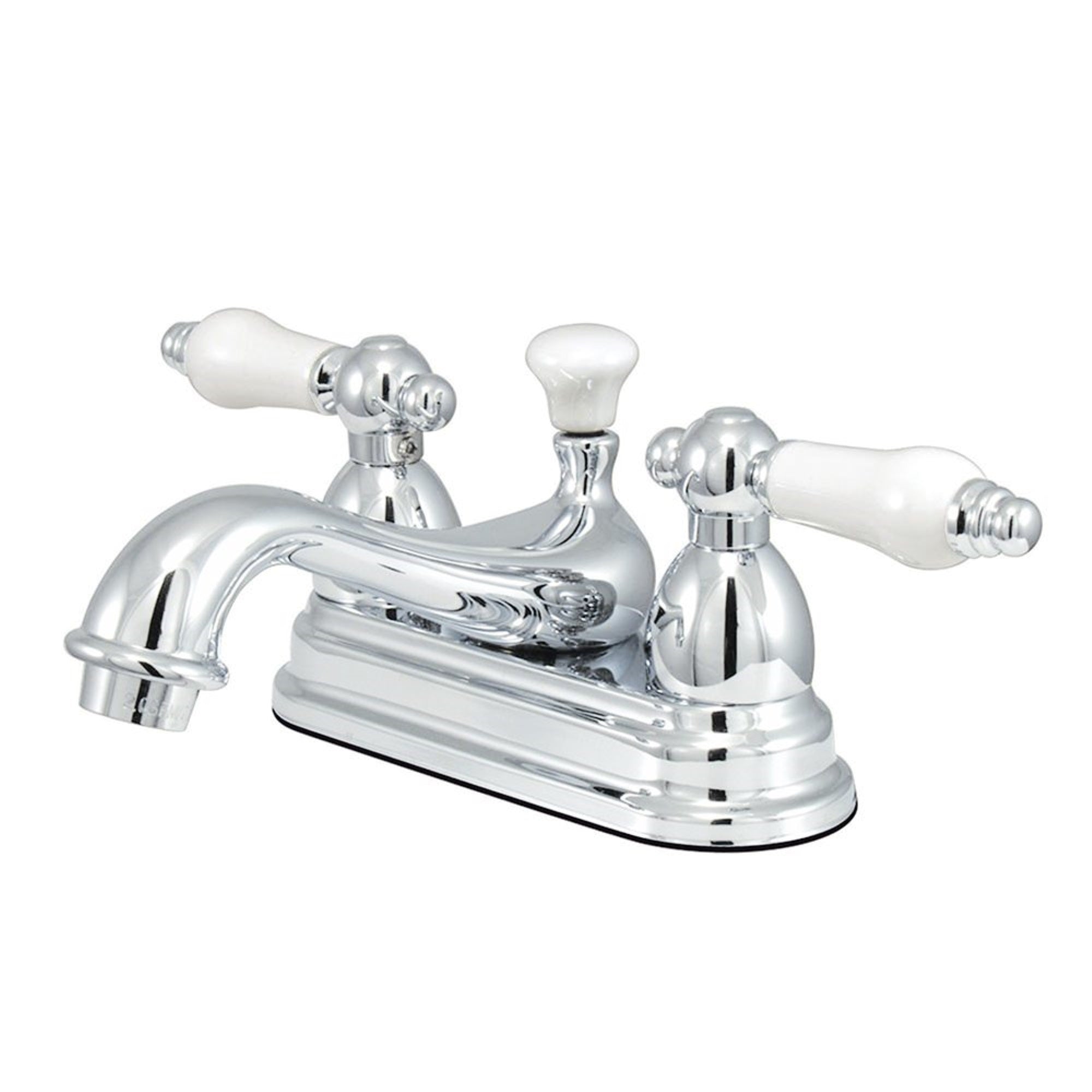 Kingston Brass Ks3601Pl 4 In. Centerset Bathroom Faucet, Polished Chrome