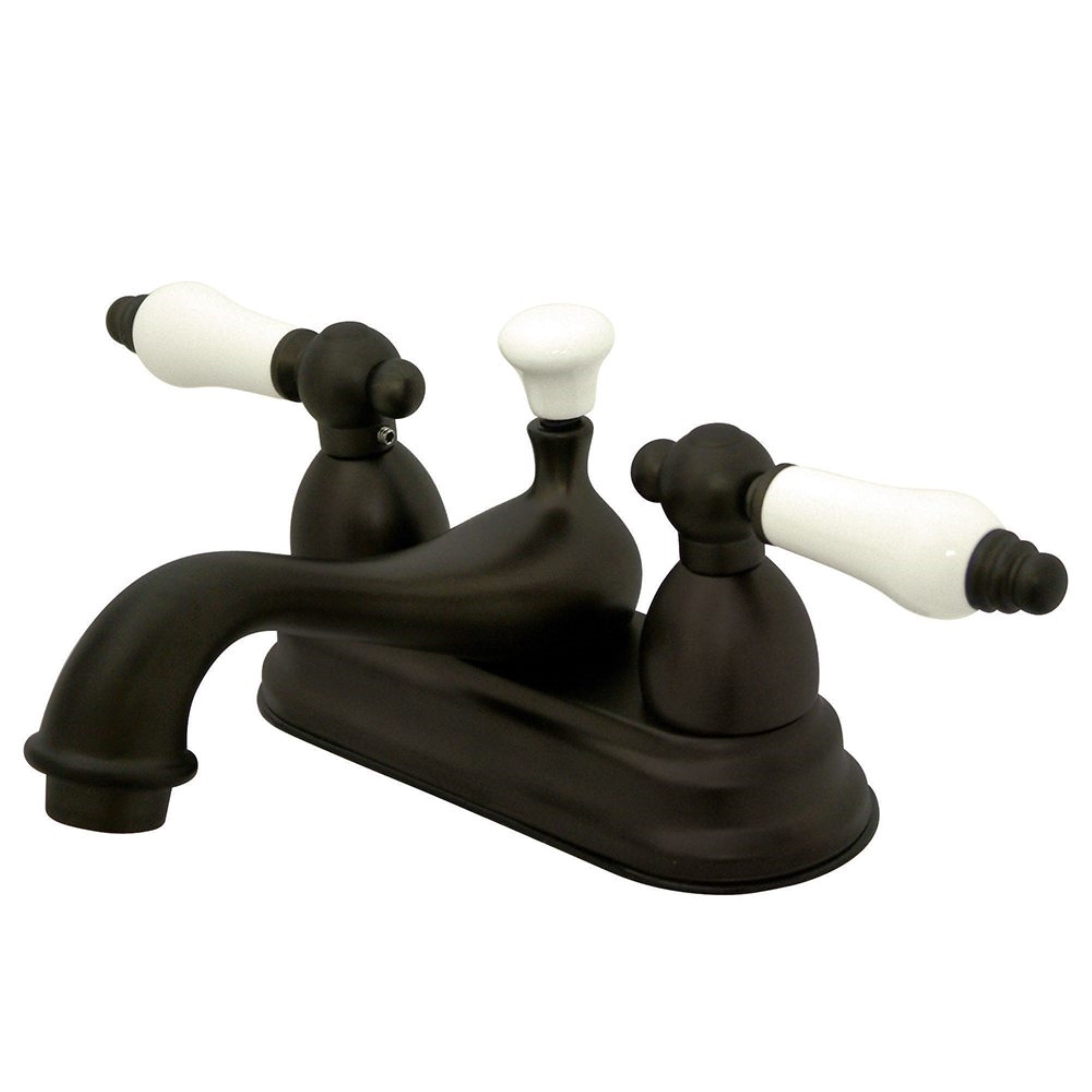 Kingston Brass Ks3605Pl 4 In. Centerset Bathroom Faucet, Oil Rubbed Bronze
