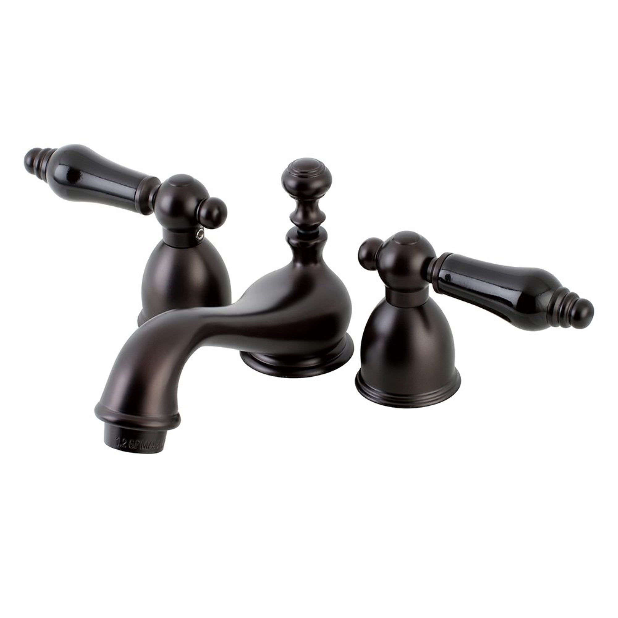 Kingston Brass Ks3955Pkl Duchess Mini-Widespread Bathroom Faucet, Oil Rubbed Bronze