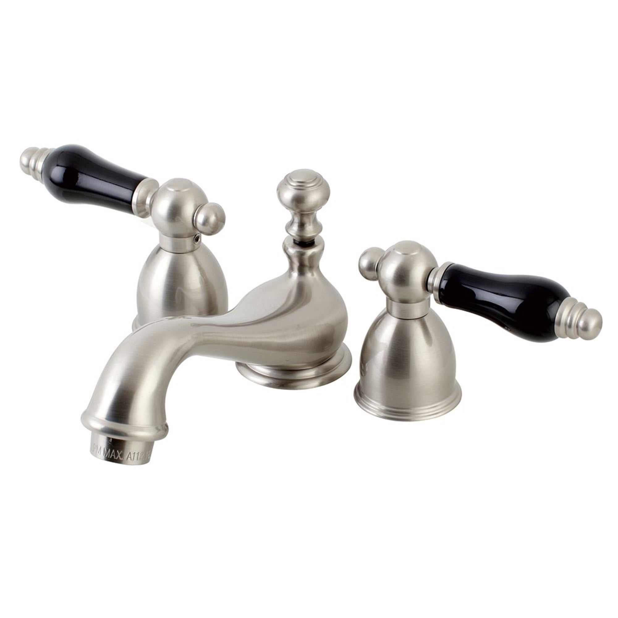 Kingston Brass Ks3958Pkl Duchess Mini-Widespread Bathroom Faucet, Brushed Nickel
