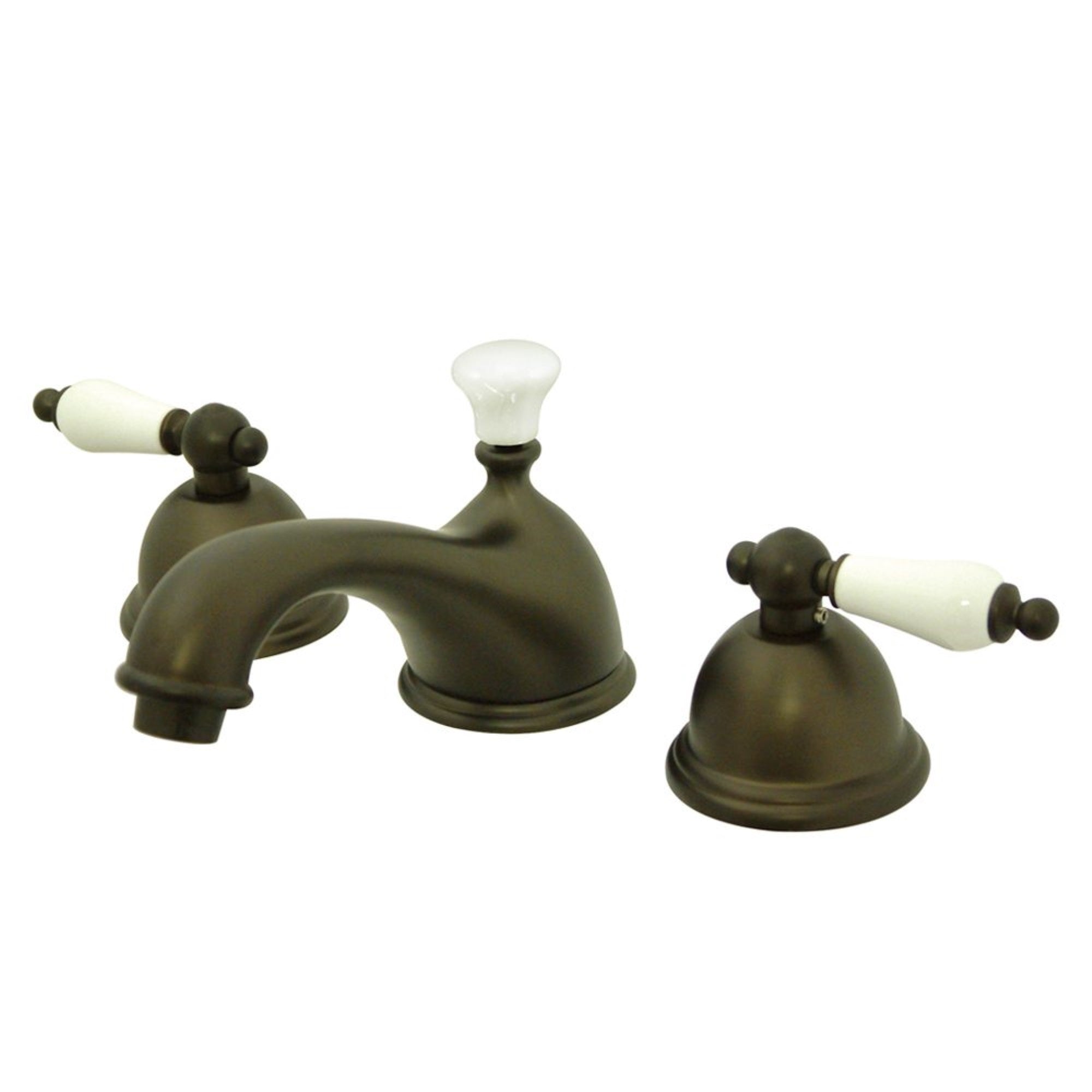 Kingston Brass Ks3965Pl 8 In. Widespread Bathroom Faucet, Oil Rubbed Bronze