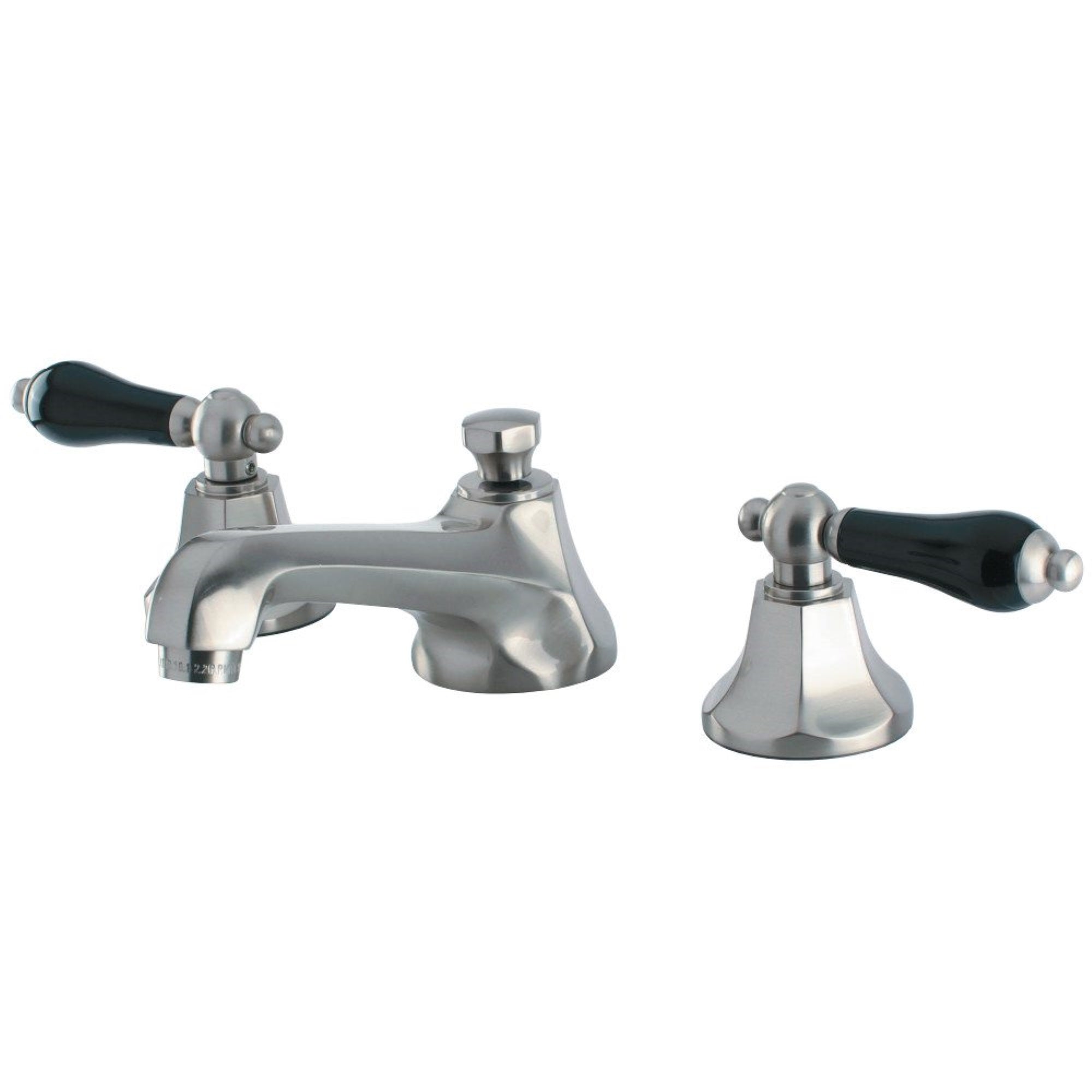 Kingston Brass Ks4468Pkl Duchess Widespread Bathroom Faucet With Brass Pop-Up, Brushed Nickel