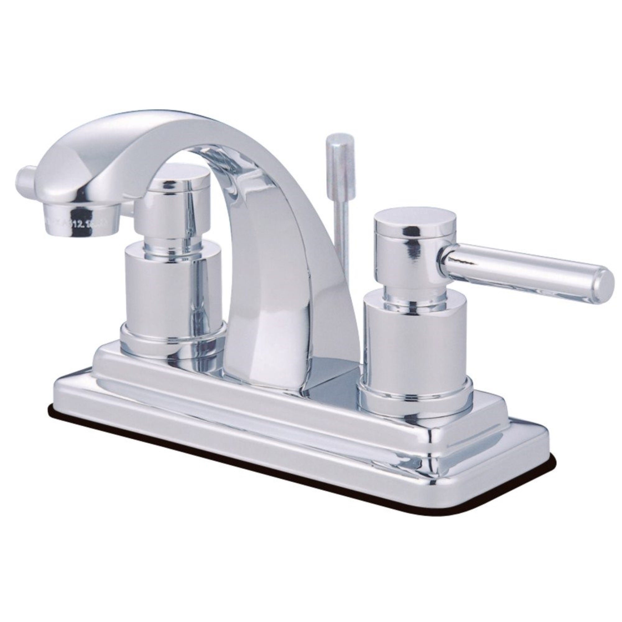 Kingston Brass Ks4641Dl 4 In. Centerset Bathroom Faucet, Polished Chrome