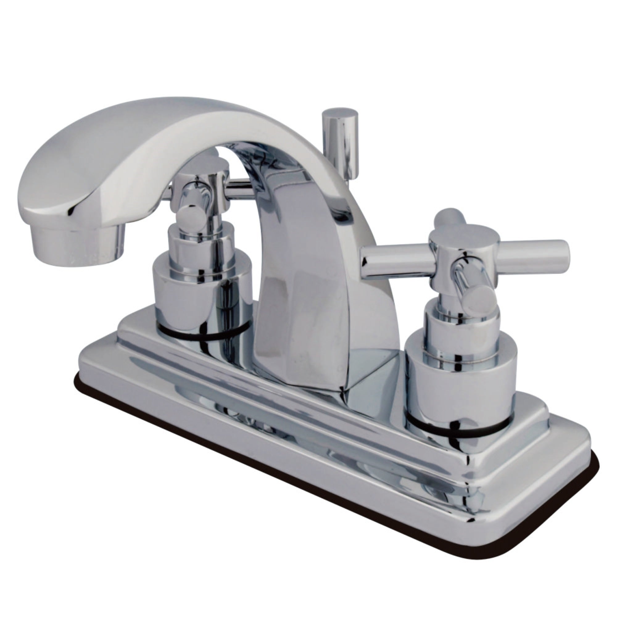 Kingston Brass Ks4641Ex 4 In. Centerset Bathroom Faucet, Polished Chrome