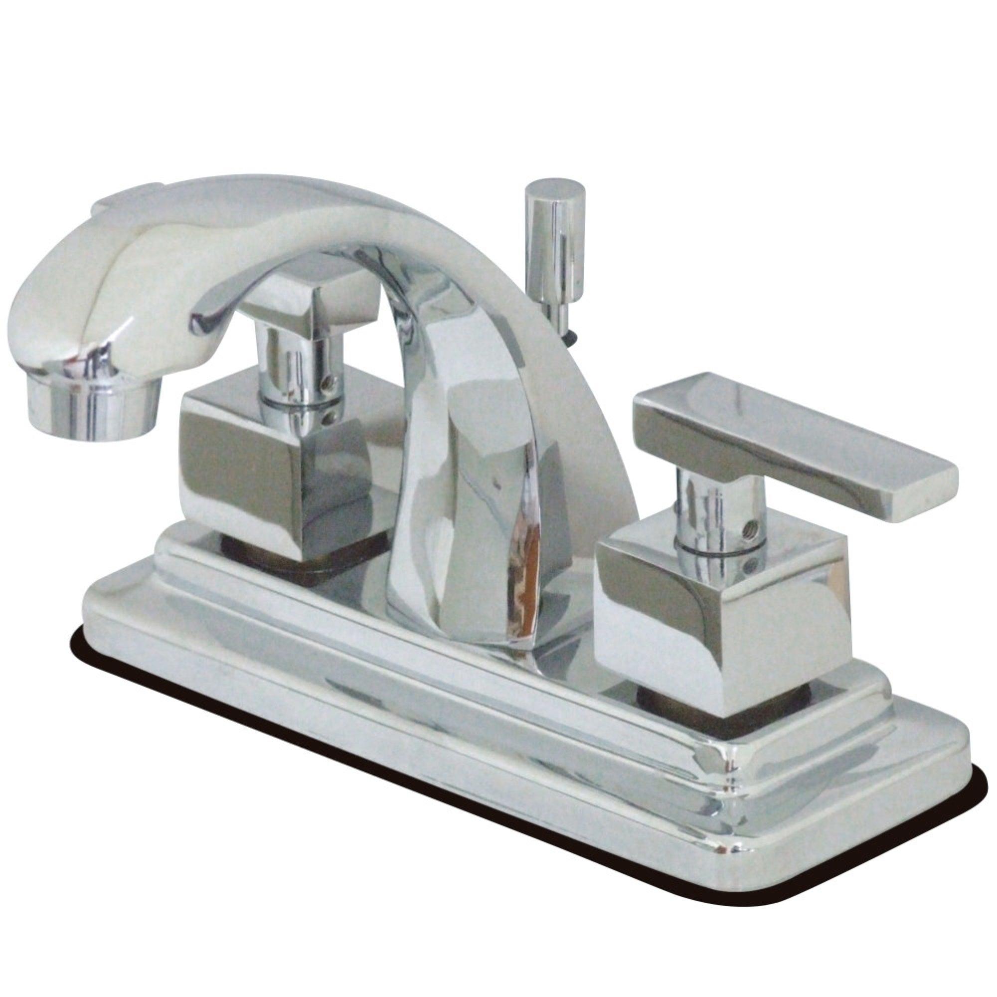 Kingston Brass Ks4641Qll 4 In. Centerset Bathroom Faucet, Polished Chrome