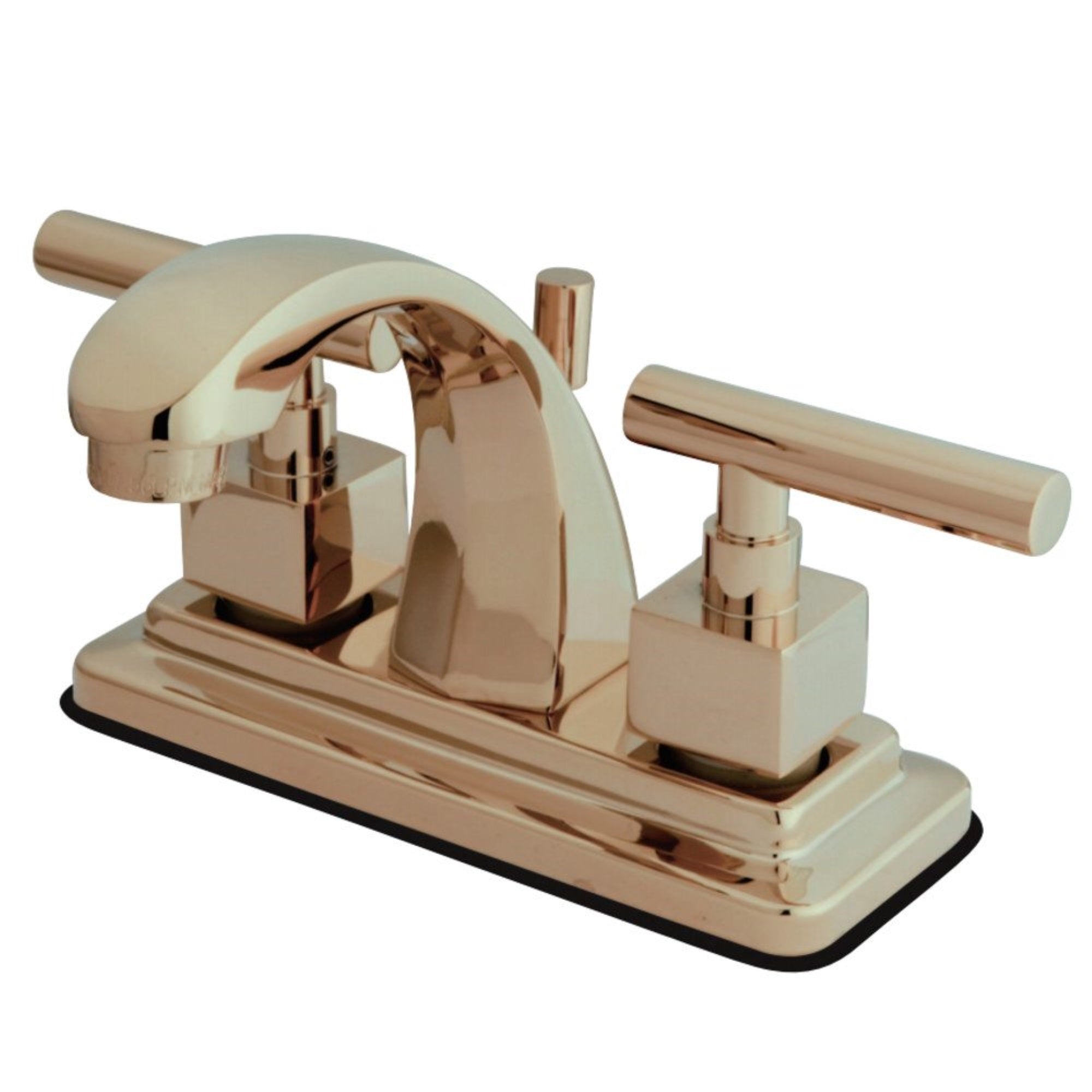 Kingston Brass Ks4642Cql 4 In. Centerset Bathroom Faucet, Polished Brass