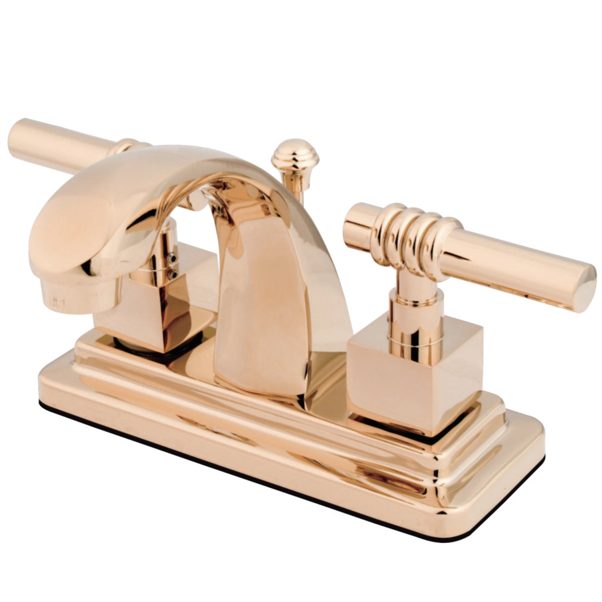Kingston Brass Ks4642Ql 4 In. Centerset Bathroom Faucet, Polished Brass