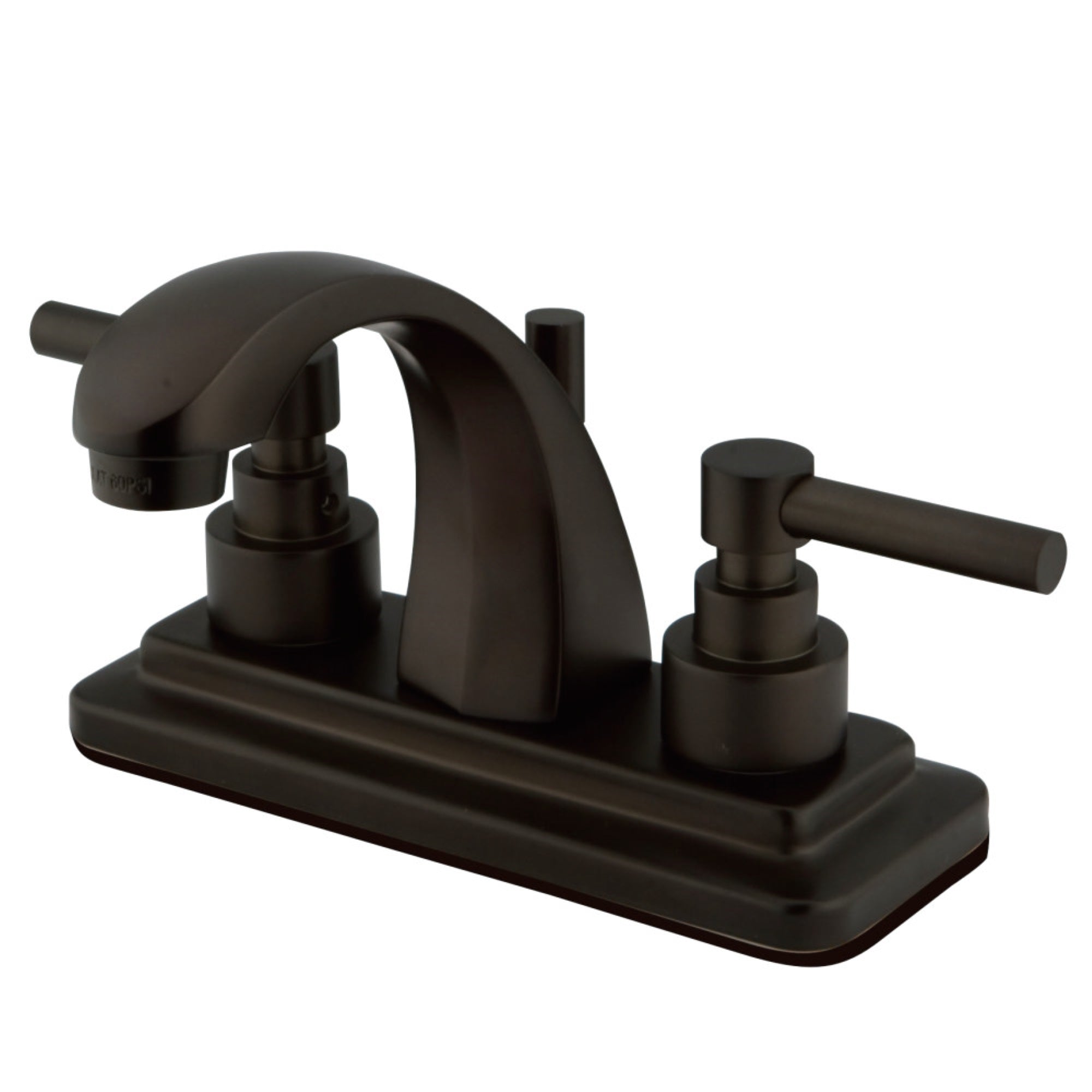 Kingston Brass Ks4645El 4 In. Centerset Bathroom Faucet, Oil Rubbed Bronze