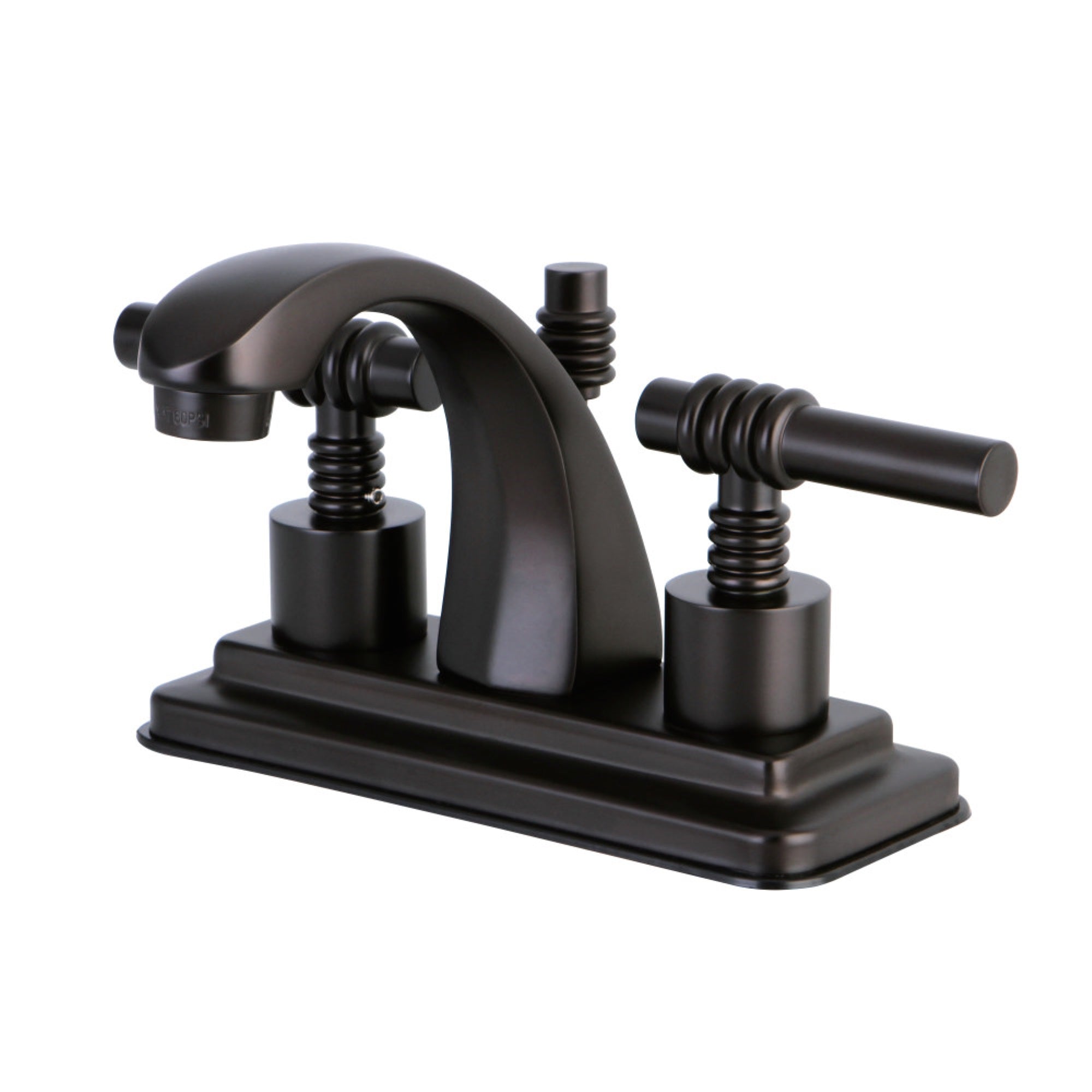 Kingston Brass Ks4645Ml 4 In. Centerset Bathroom Faucet, Oil Rubbed Bronze