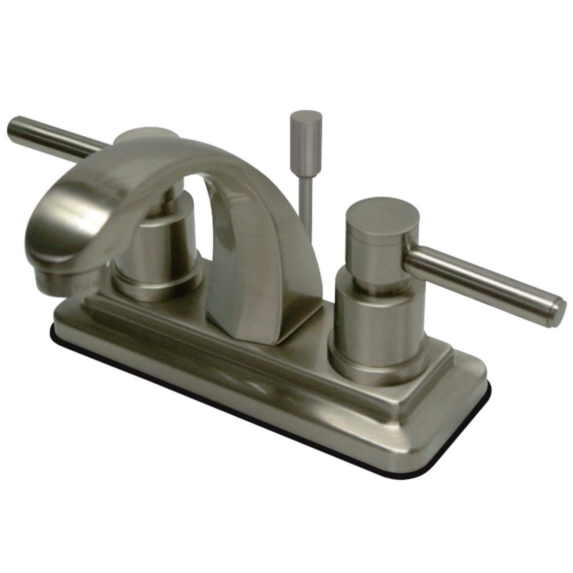 Kingston Brass Ks4648Dl 4 In. Centerset Bathroom Faucet, Brushed Nickel