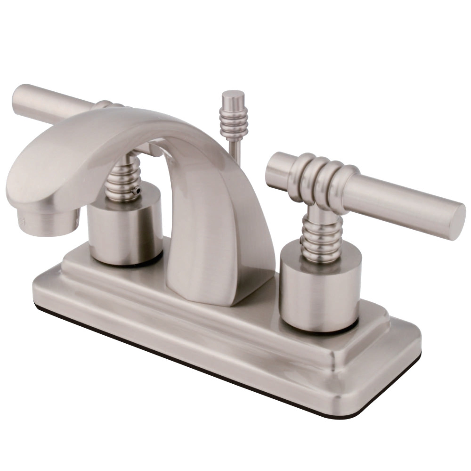 Kingston Brass Ks4648Ml 4 In. Centerset Bathroom Faucet, Brushed Nickel