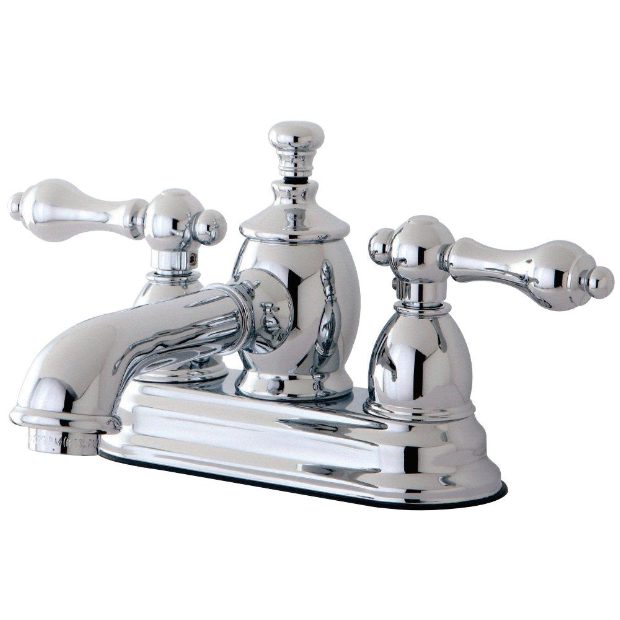 Kingston Brass Ks7001Al 4 In. Centerset Bathroom Faucet, Polished Chrome