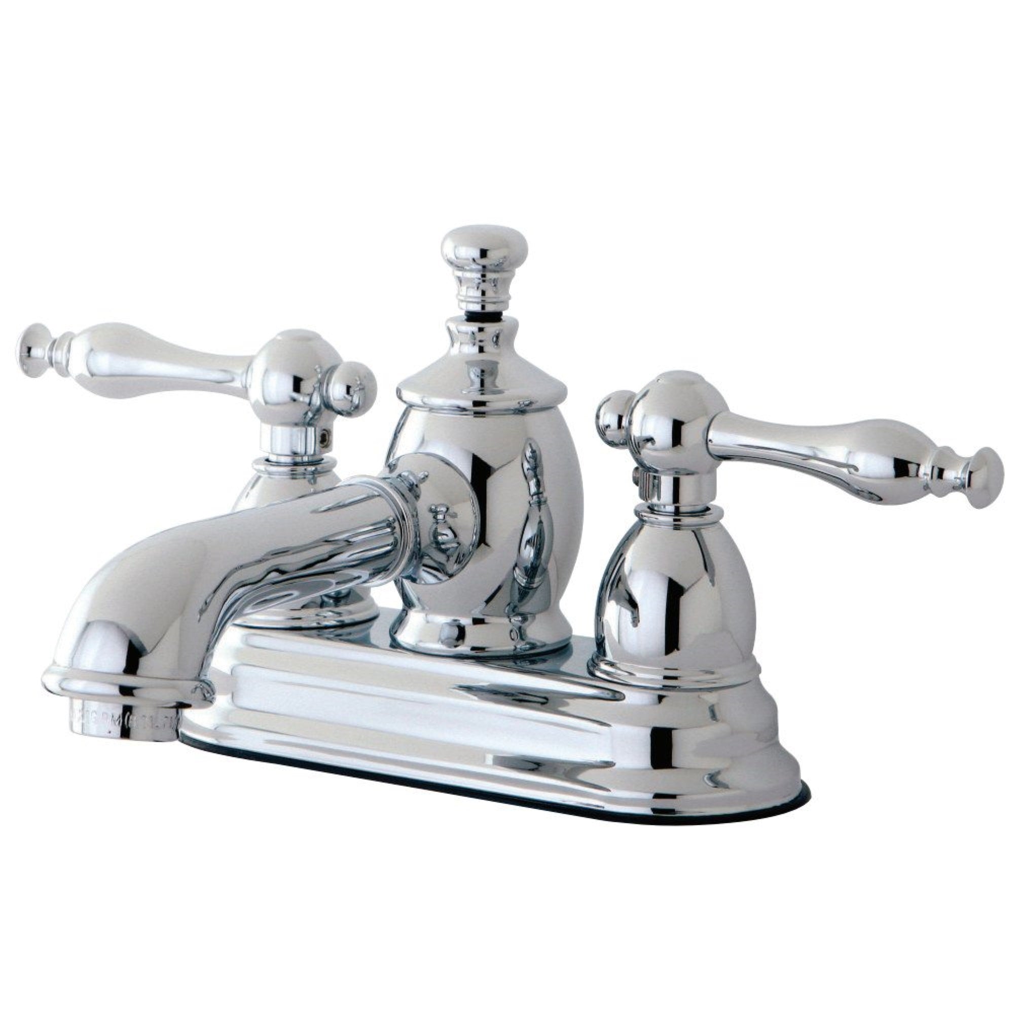 Kingston Brass Ks7001Nl 4 In. Centerset Bathroom Faucet, Polished Chrome