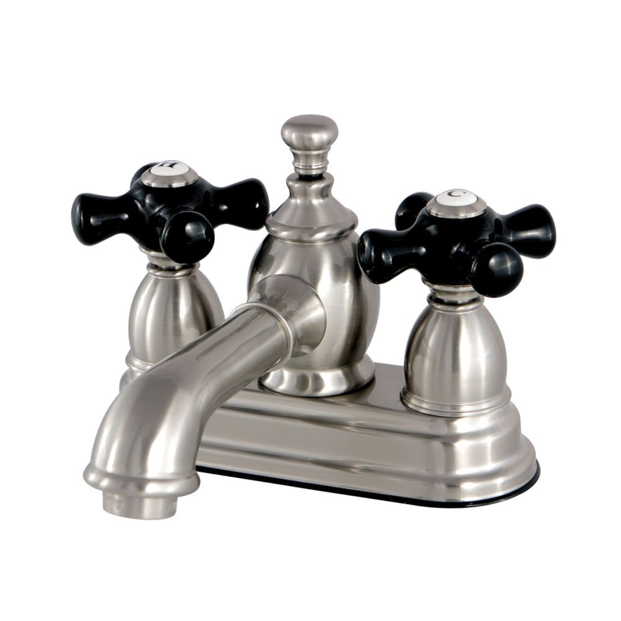 Kingston Brass Ks7008Pkx 4 In. Centerset Bathroom Faucet, Brushed Nickel