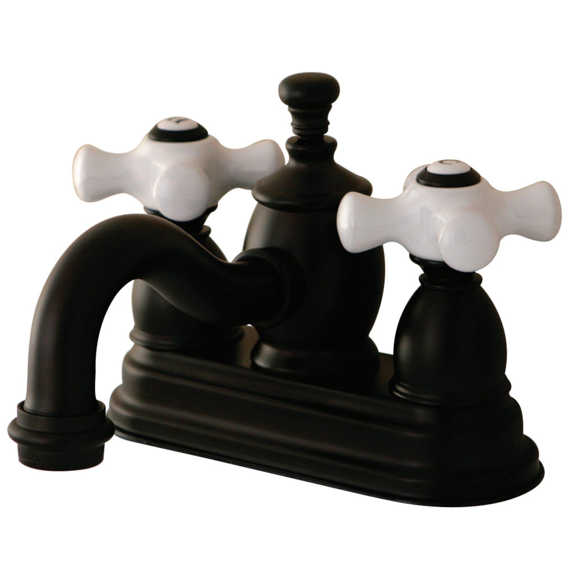Kingston Brass Ks7105Px 4 In. Centerset Bathroom Faucet, Oil Rubbed Bronze