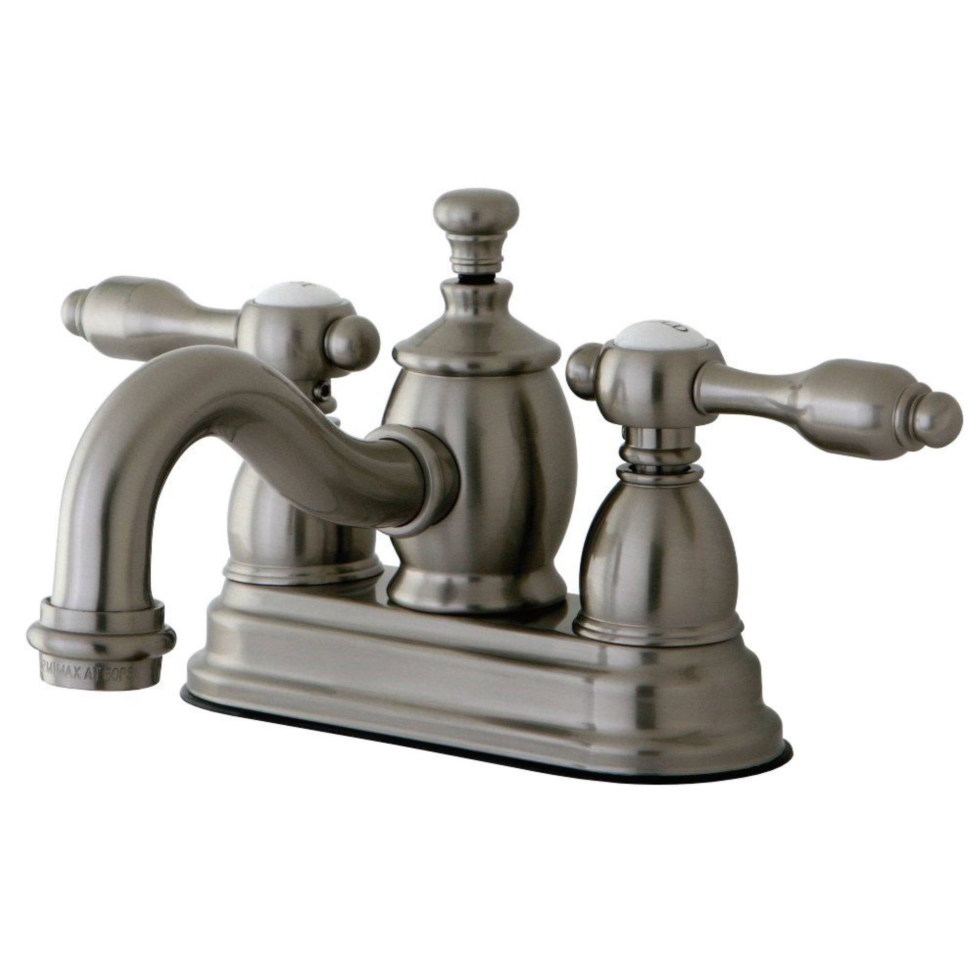 Kingston Brass Ks7108Tal 4 In. Centerset Bathroom Faucet, Brushed Nickel
