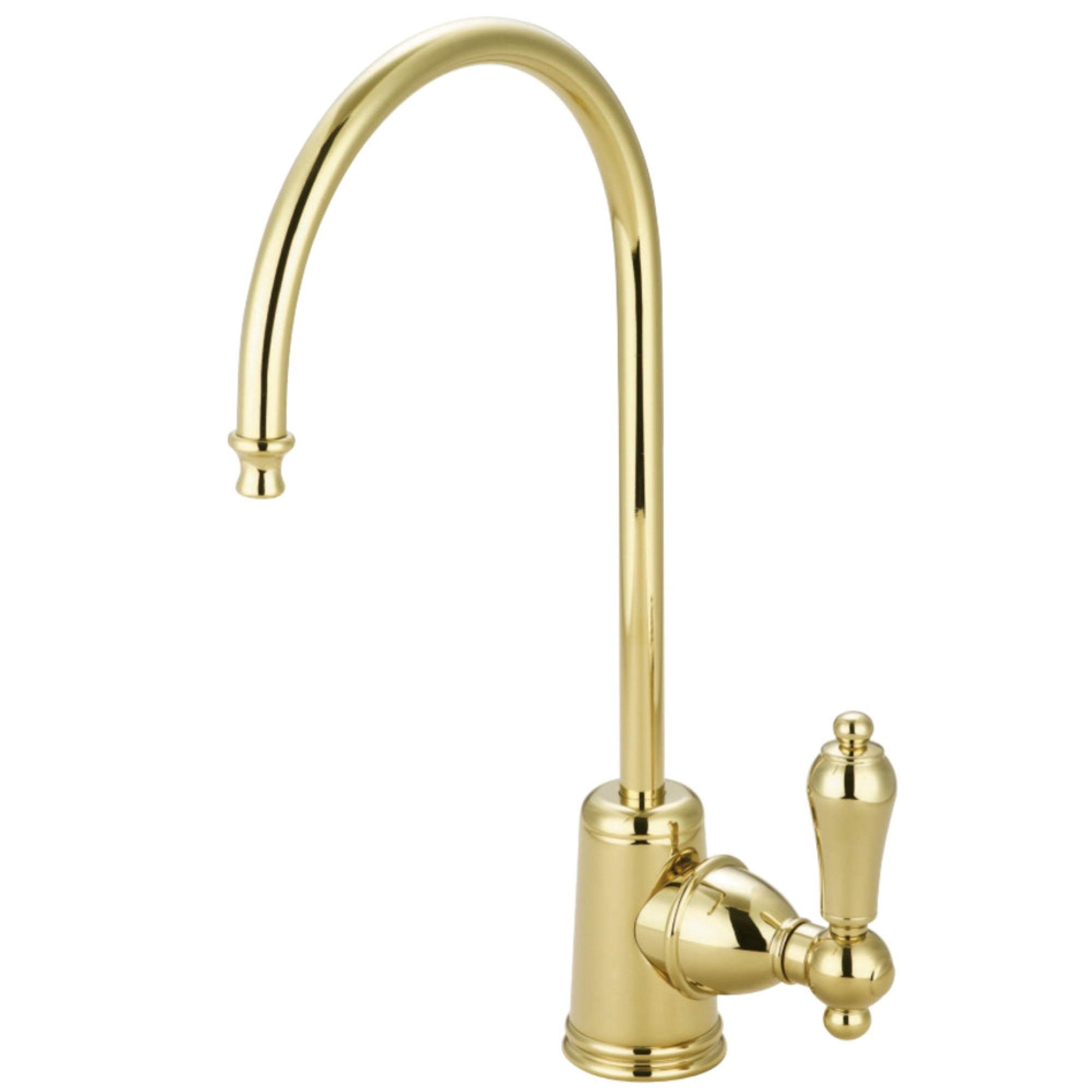 Kingston Brass Ks7192Al Restoration Single Handle Water Filtration Faucet, Polished Brass