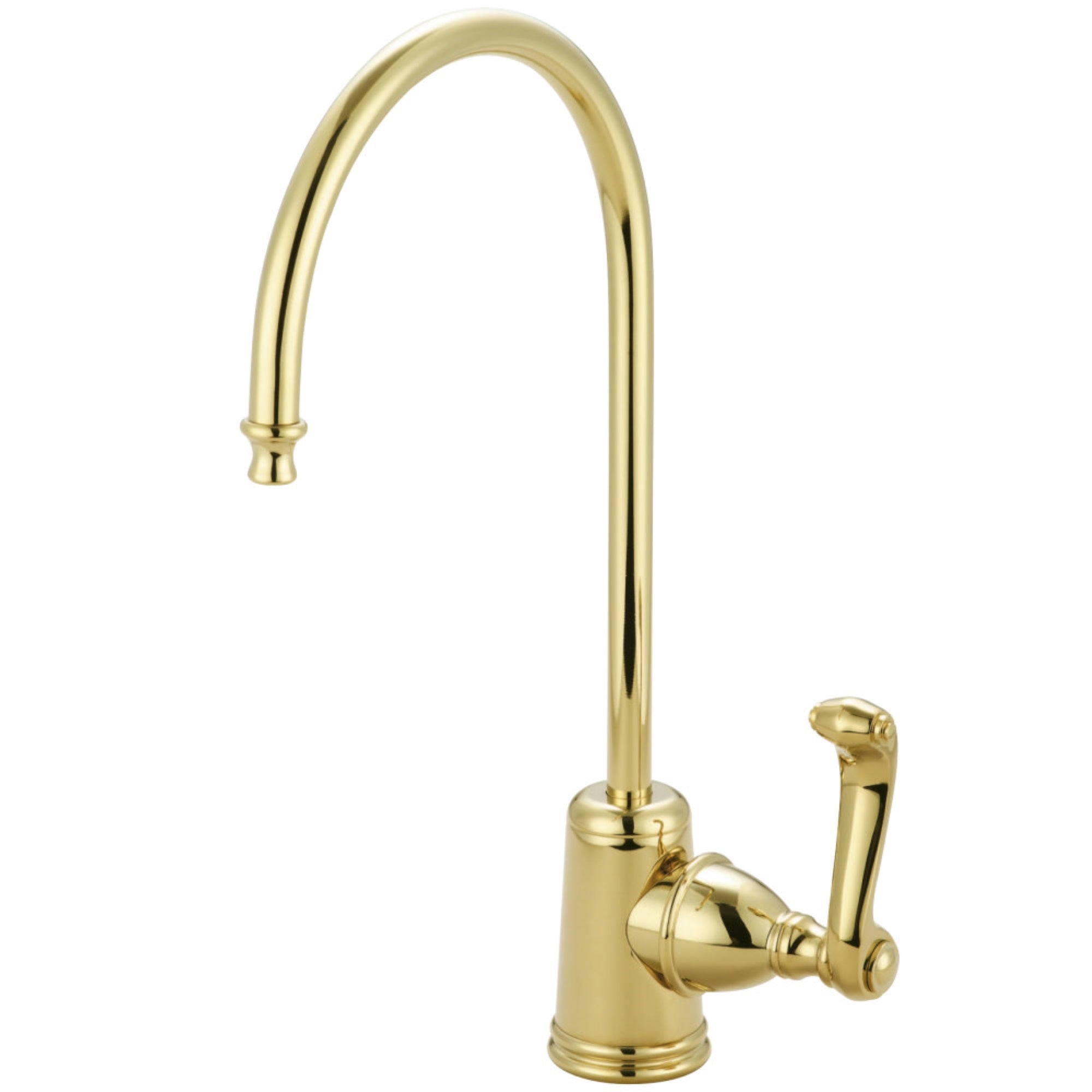 Kingston Brass Ks7192Fl Royale Single Handle Water Filtration Faucet, Polished Brass