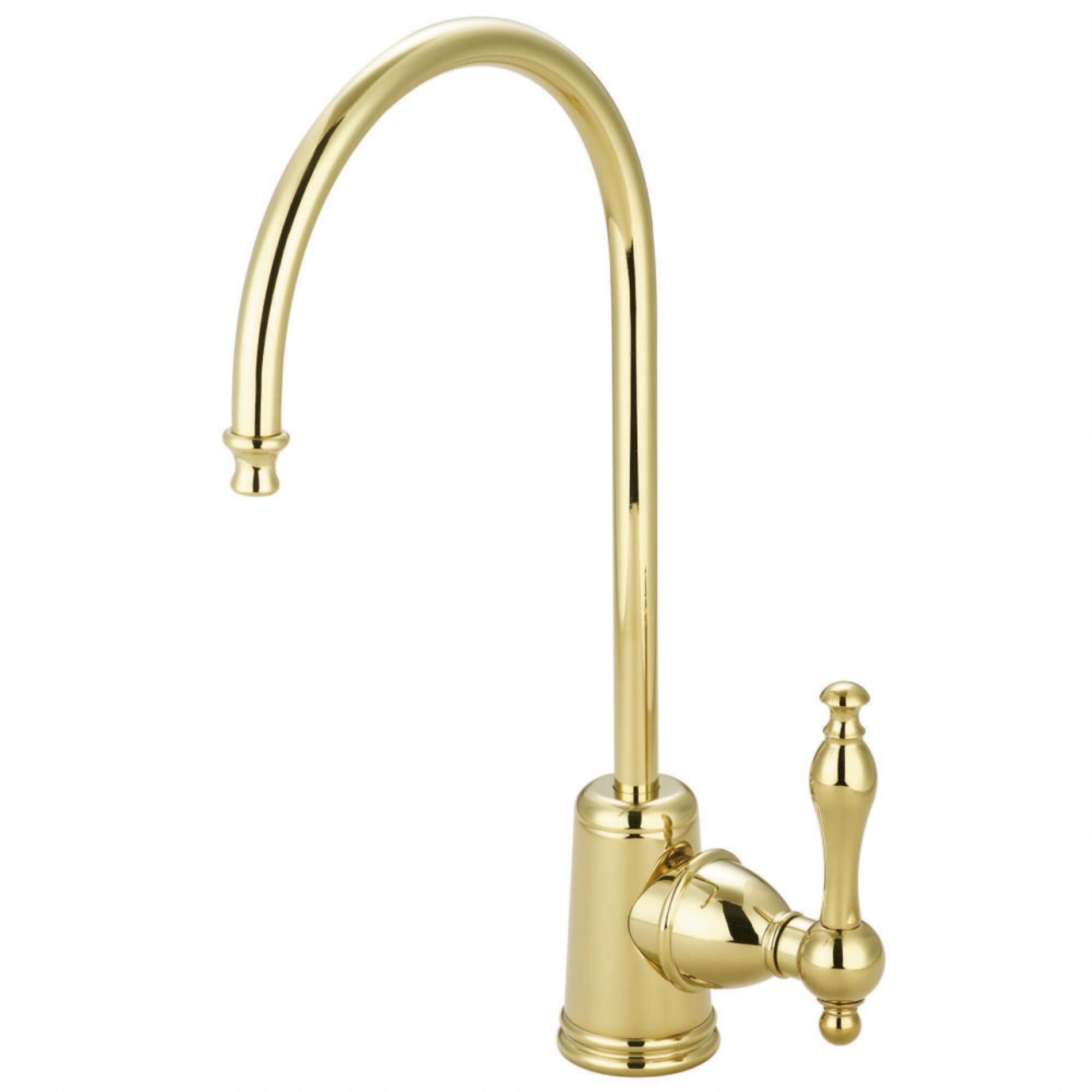 Kingston Brass Ks7192Nl Naples Single Handle Water Filtration Faucet, Polished Brass