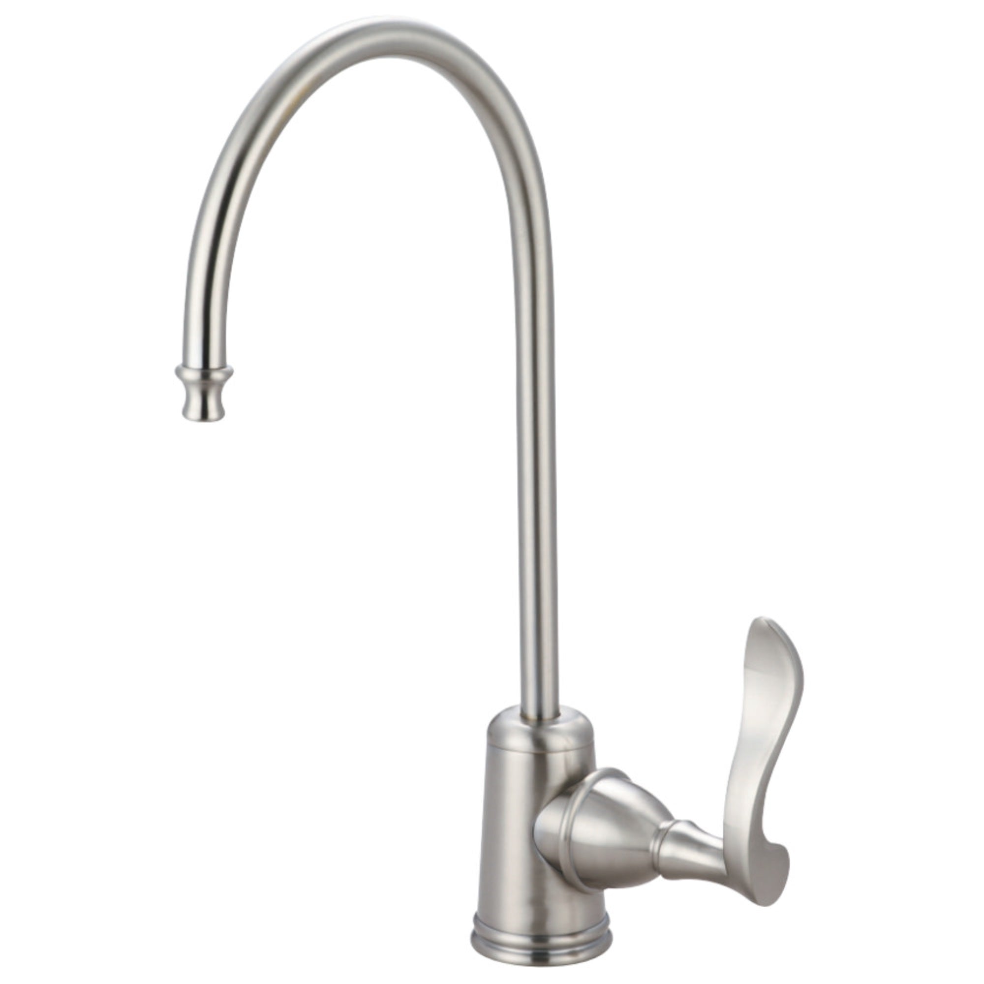Kingston Brass Ks7198Cfl Century Single Handle Water Filtration Faucet, Brushed Nickel