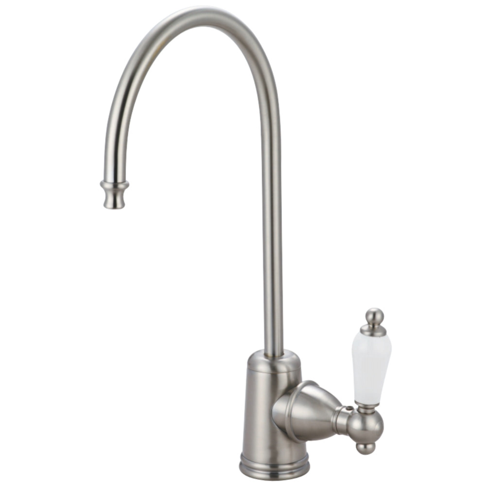 Kingston Brass Ks7198Pl Victorian Single Handle Water Filtration Faucet, Brushed Nickel