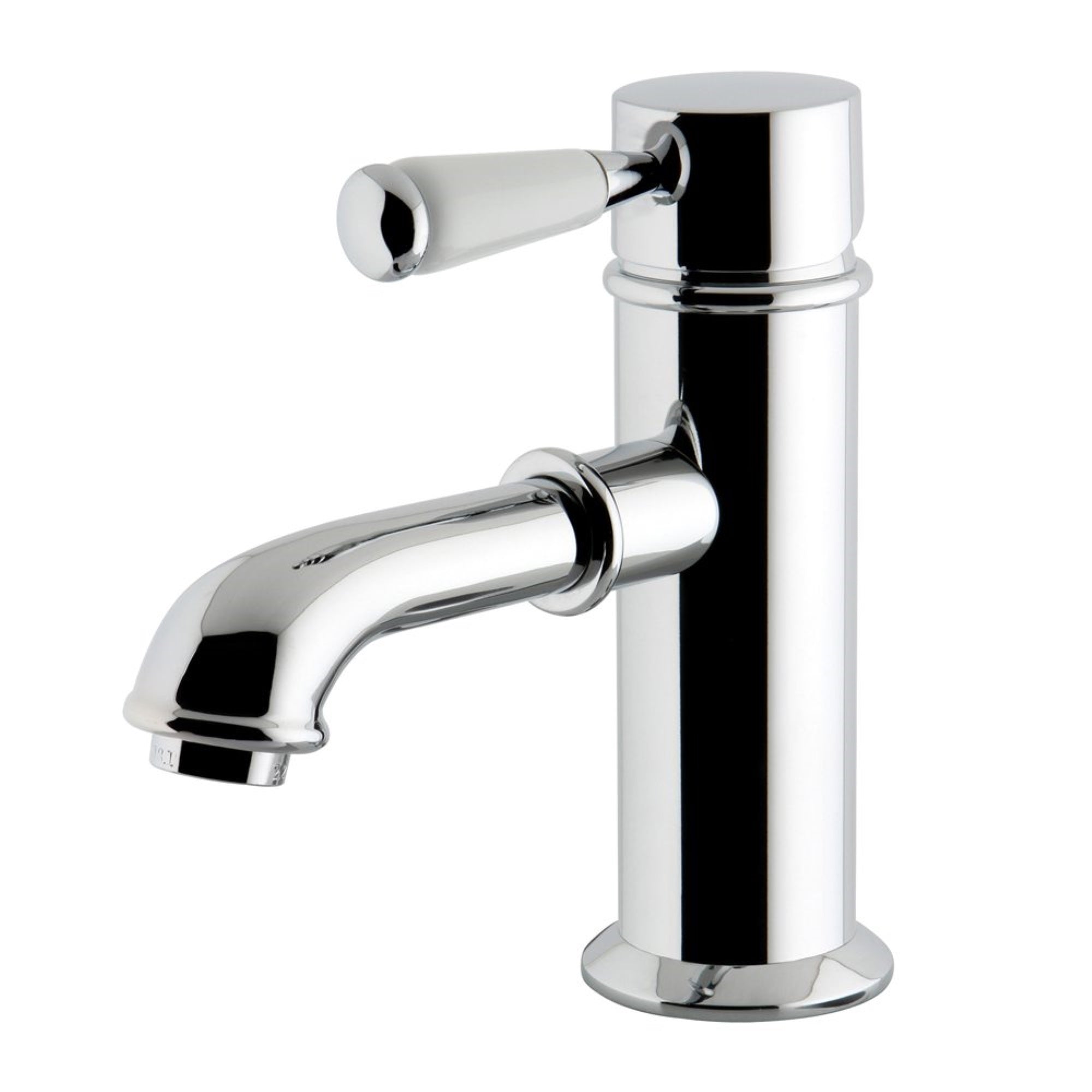 Kingston Brass Ks7411Dpl Paris Single Porcelain Lever Handle Bathroom Faucet, Polished Chrome