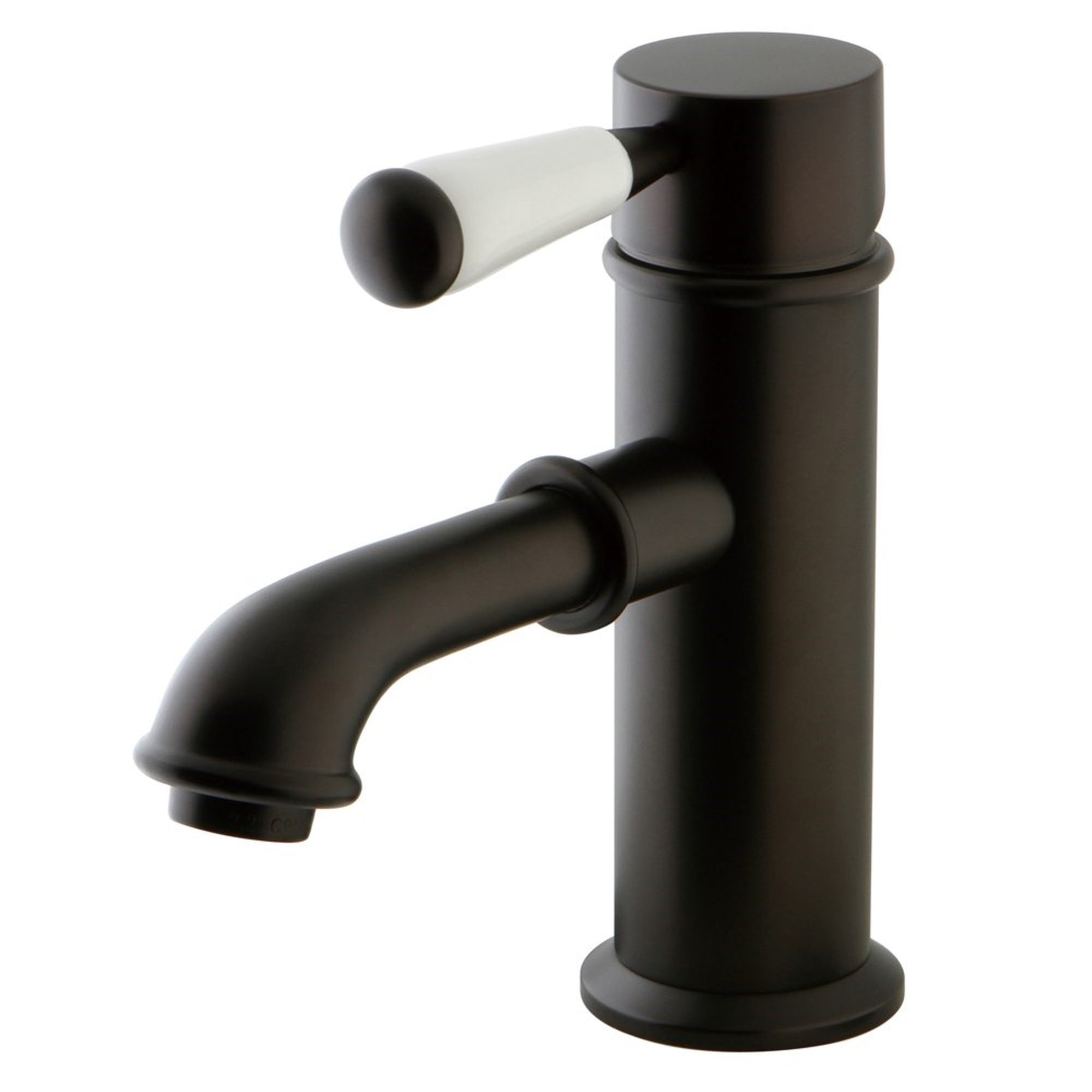 Kingston Brass Ks7415Dpl Paris Single Porcelain Lever Handle Bathroom Faucet, Oil Rubbed Bronze