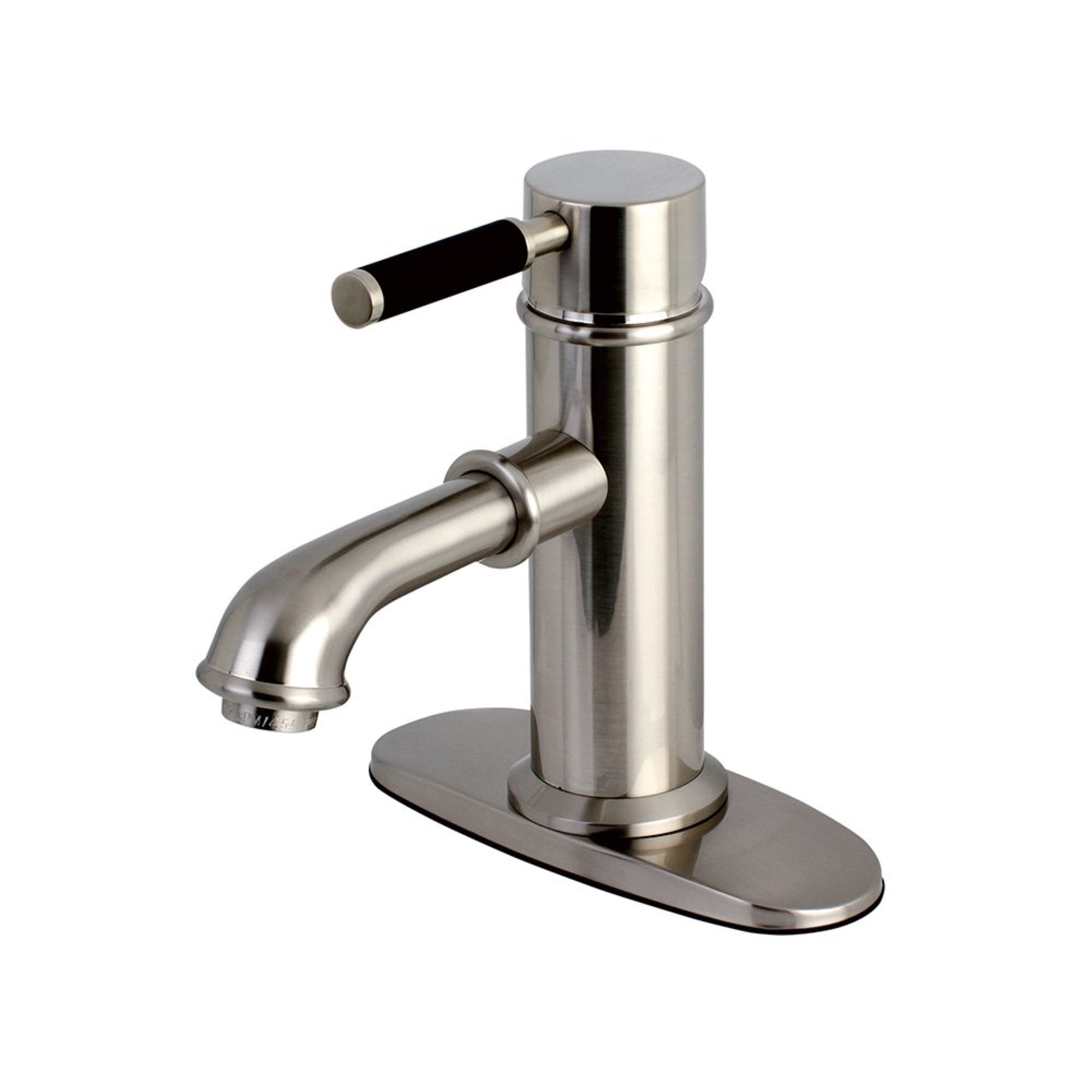 Kingston Brass Ks7418Dkl Kaiser Single-Handle Bathroom Faucet, Brushed Nickel