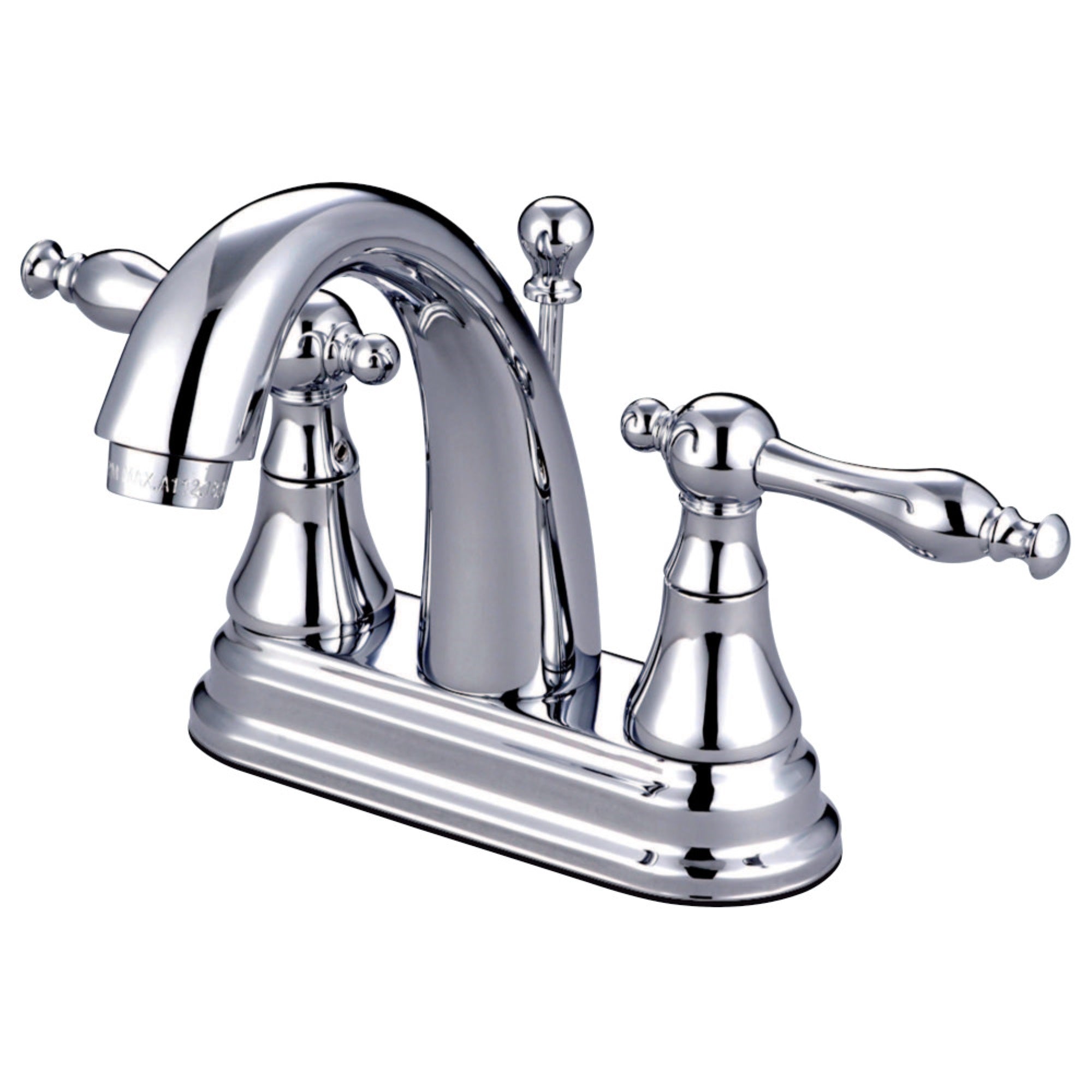 Kingston Brass Ks7611Nl 4 In. Centerset Bathroom Faucet, Polished Chrome