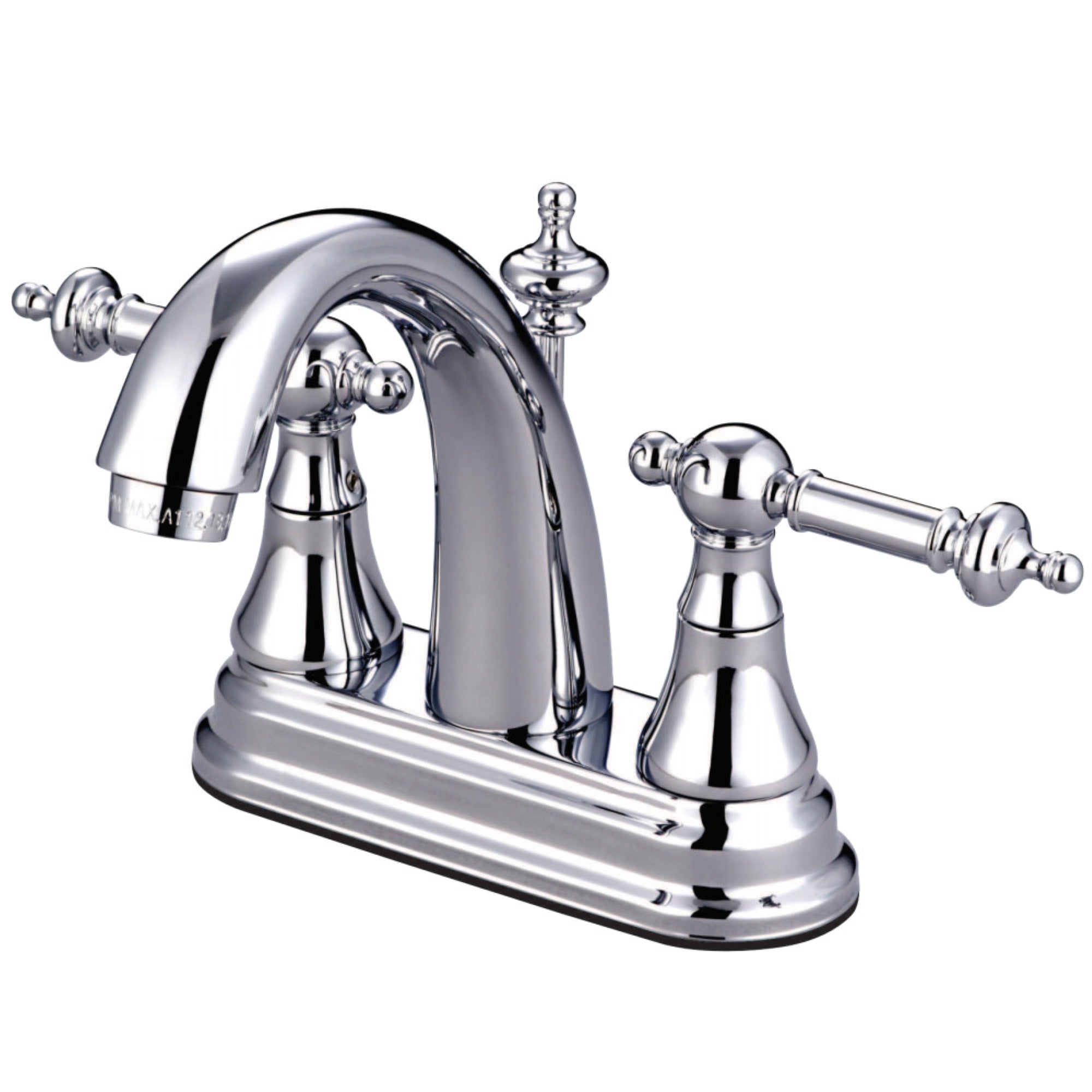 Kingston Brass Ks7611Tl 4 In. Centerset Bathroom Faucet, Polished Chrome