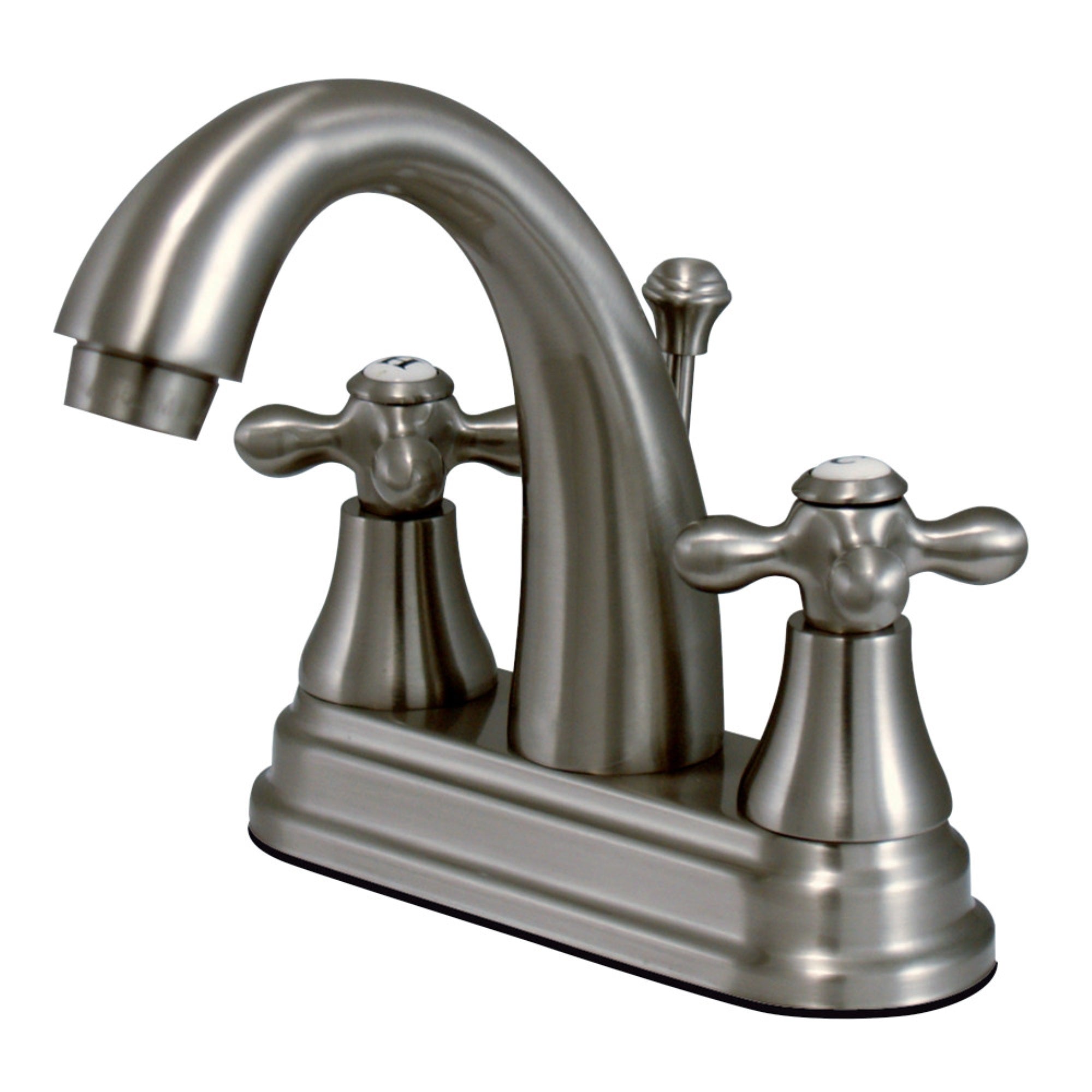 Kingston Brass Ks7618Ax 4 In. Centerset Bathroom Faucet, Brushed Nickel