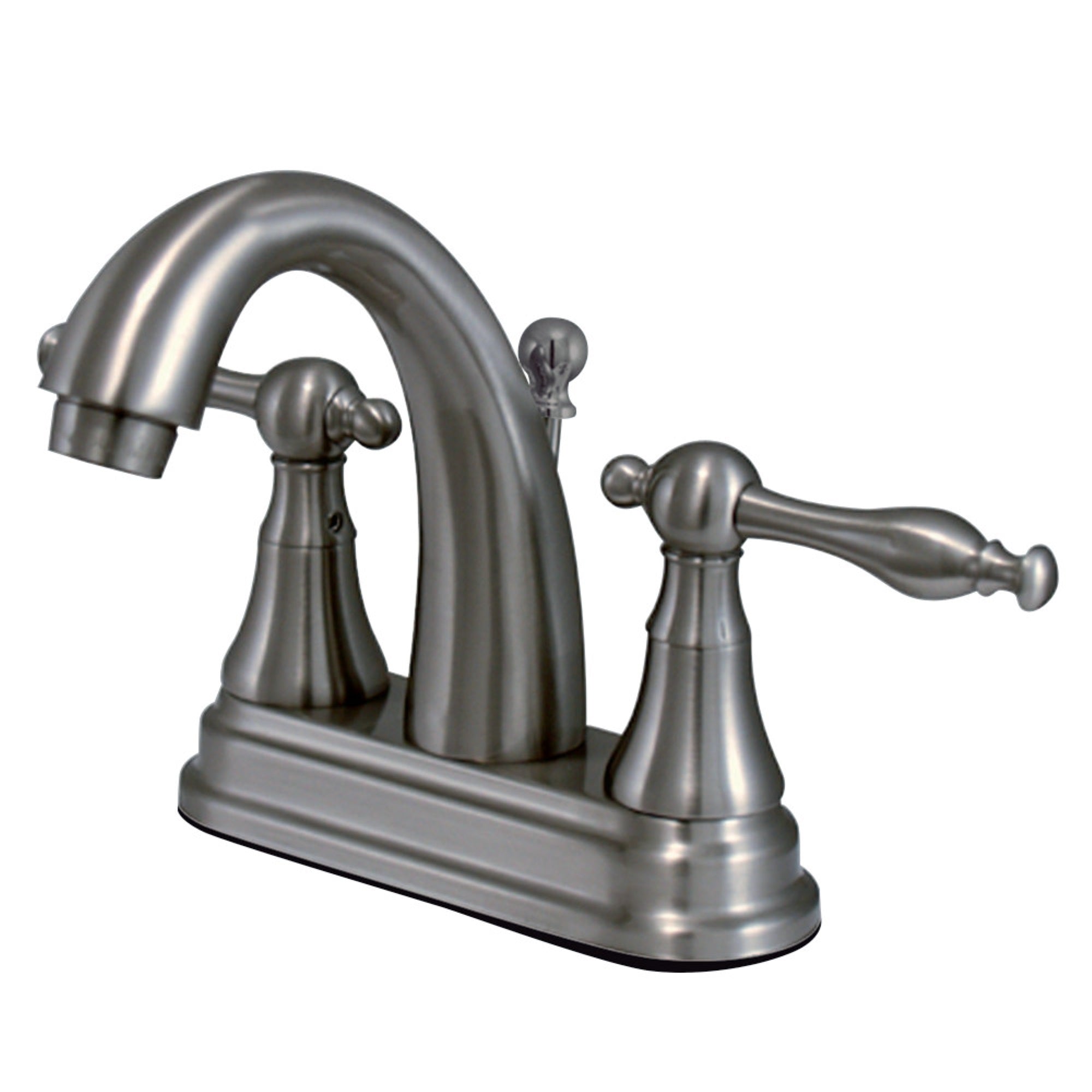 Kingston Brass Ks7618Nl 4 In. Centerset Bathroom Faucet, Brushed Nickel