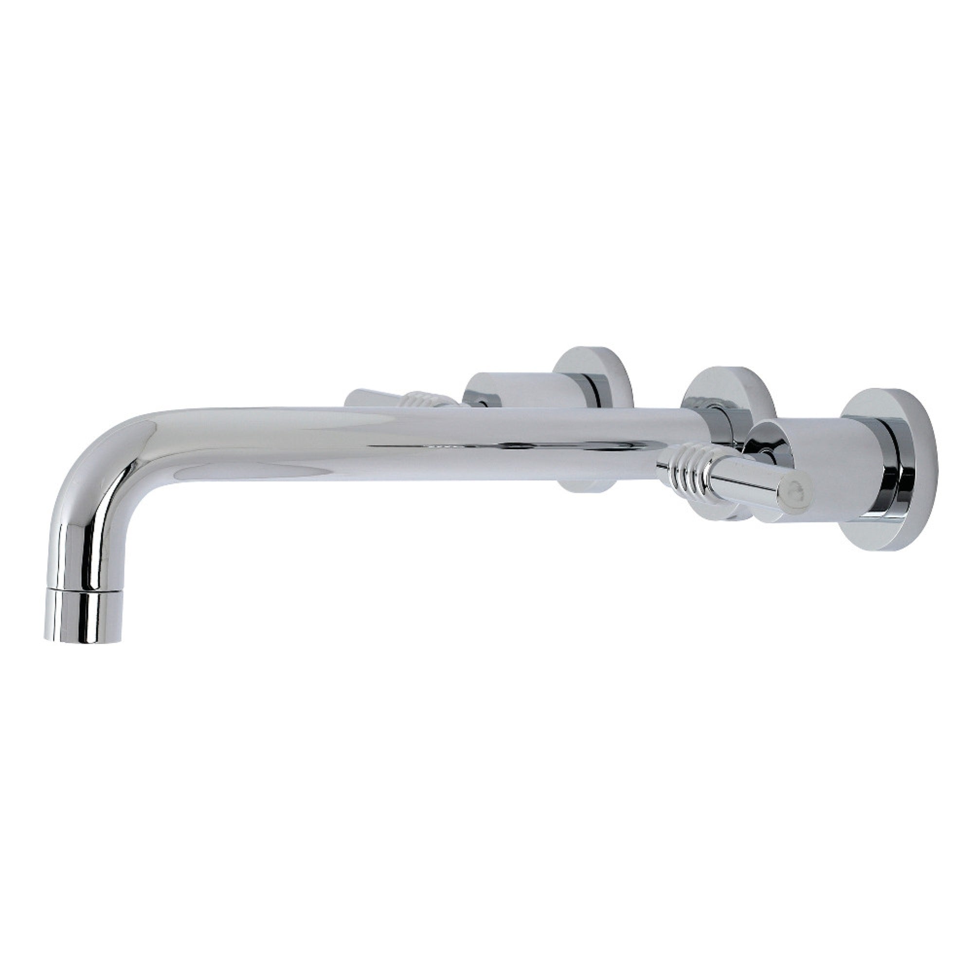 Kingston Brass Ks8021Ml Milano 2-Handle Wall Mount Tub Faucet, Polished Chrome