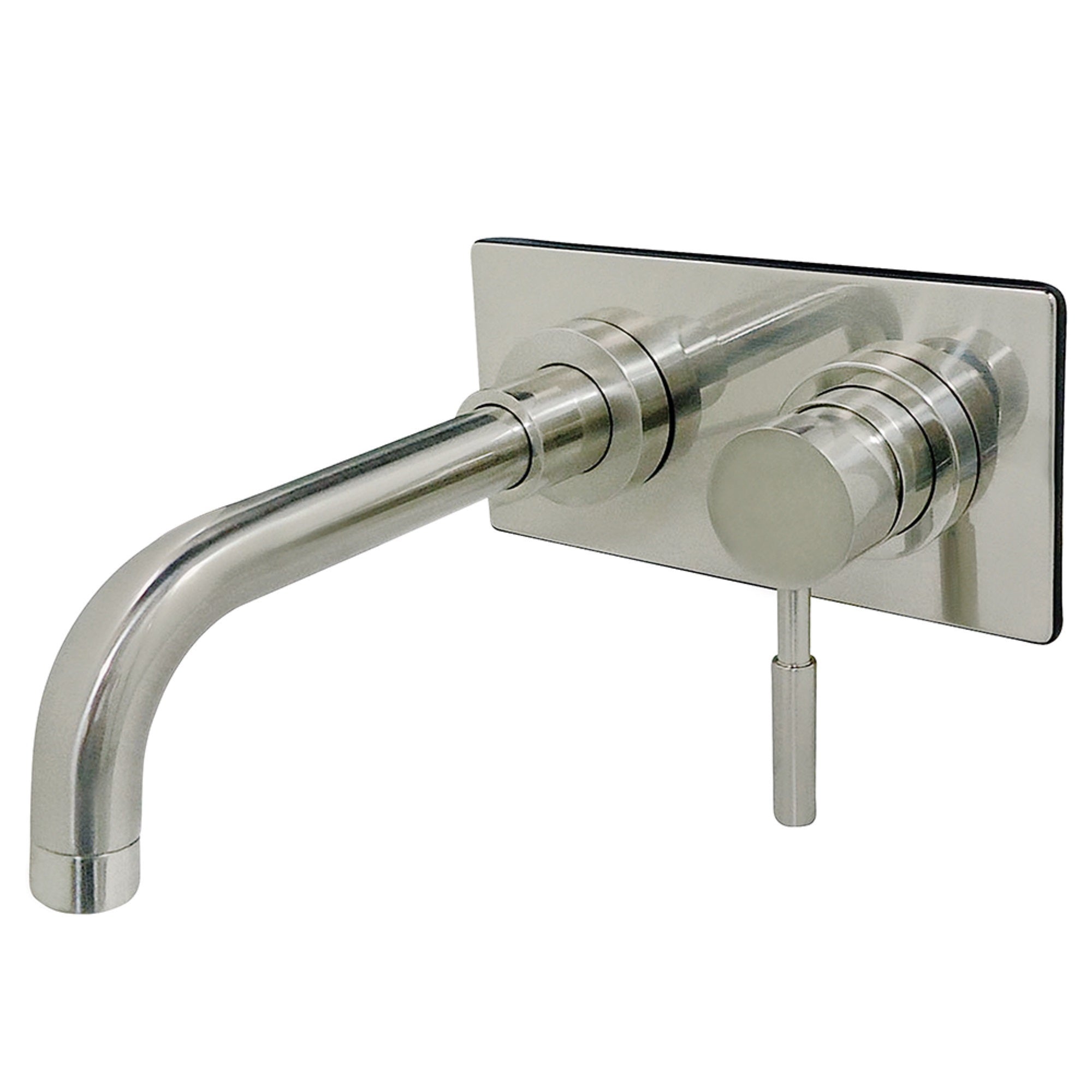 Kingston Brass Ks8118Dl Single-Handle Wall Mount Bathroom Faucet, Brushed Nickel