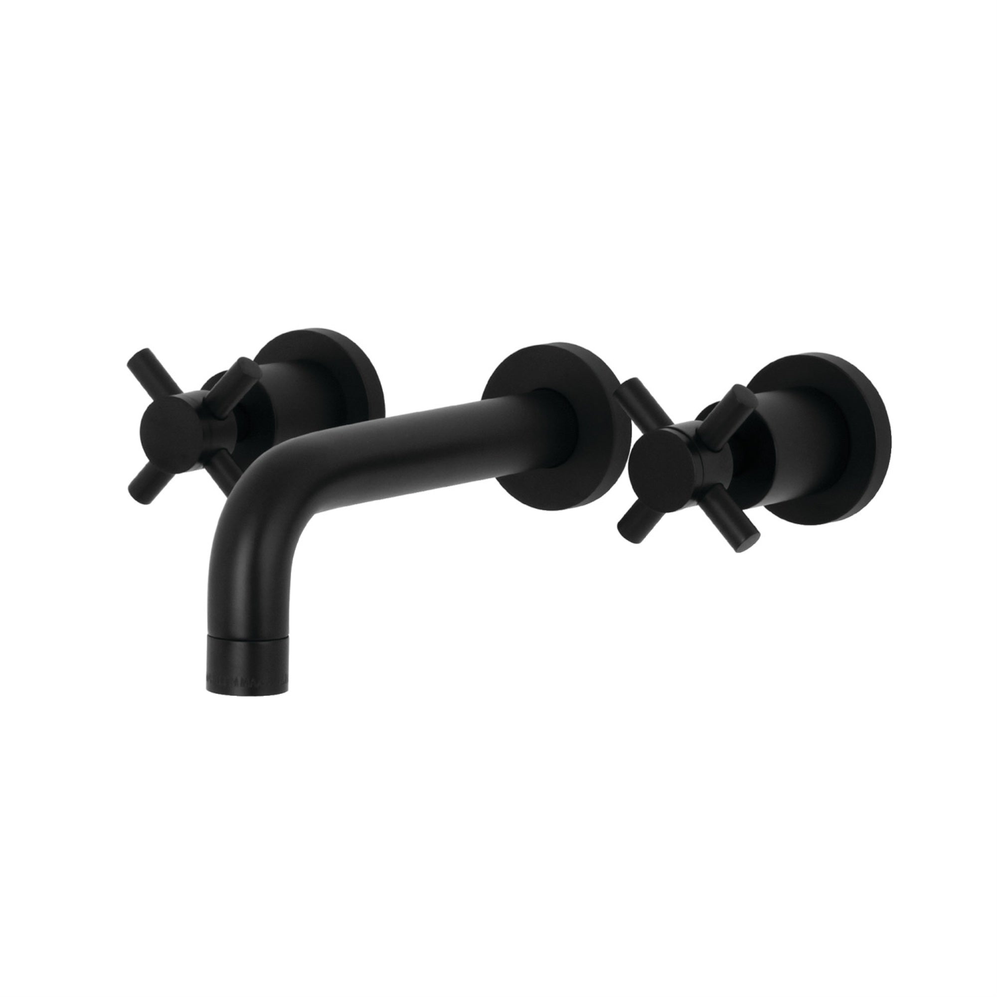 Kingston Brass Ks8120Dx Concord 2-Handle Wall Mount Bathroom Faucet, Matte Black