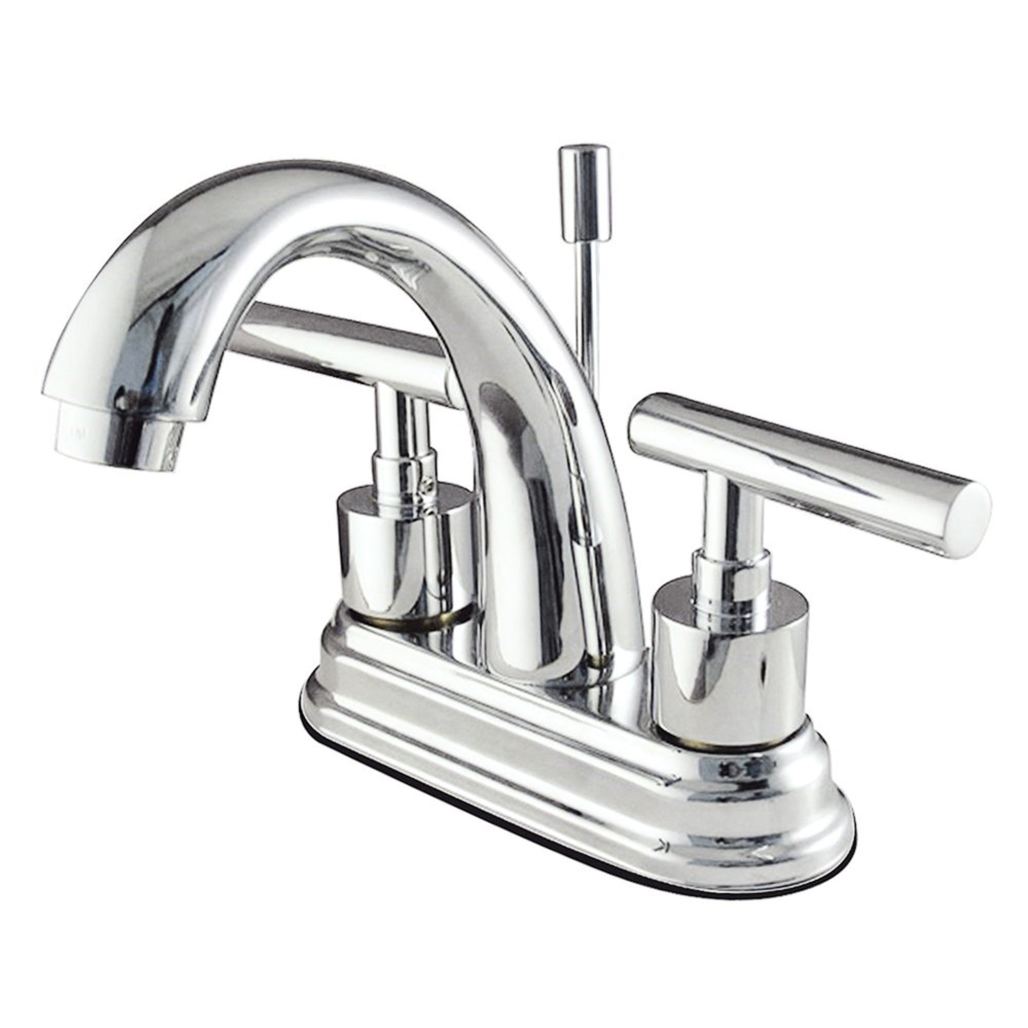 Kingston Brass Ks8611Cml 4 In. Centerset Bathroom Faucet, Polished Chrome