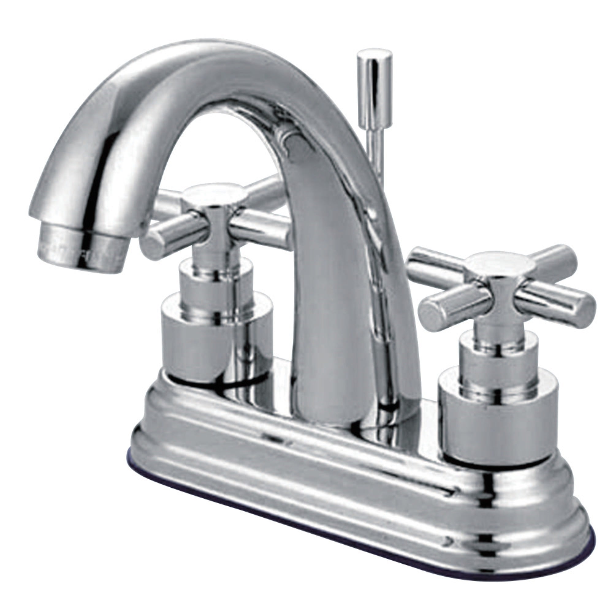 Kingston Brass Ks8611Ex 4 In. Centerset Bathroom Faucet, Polished Chrome
