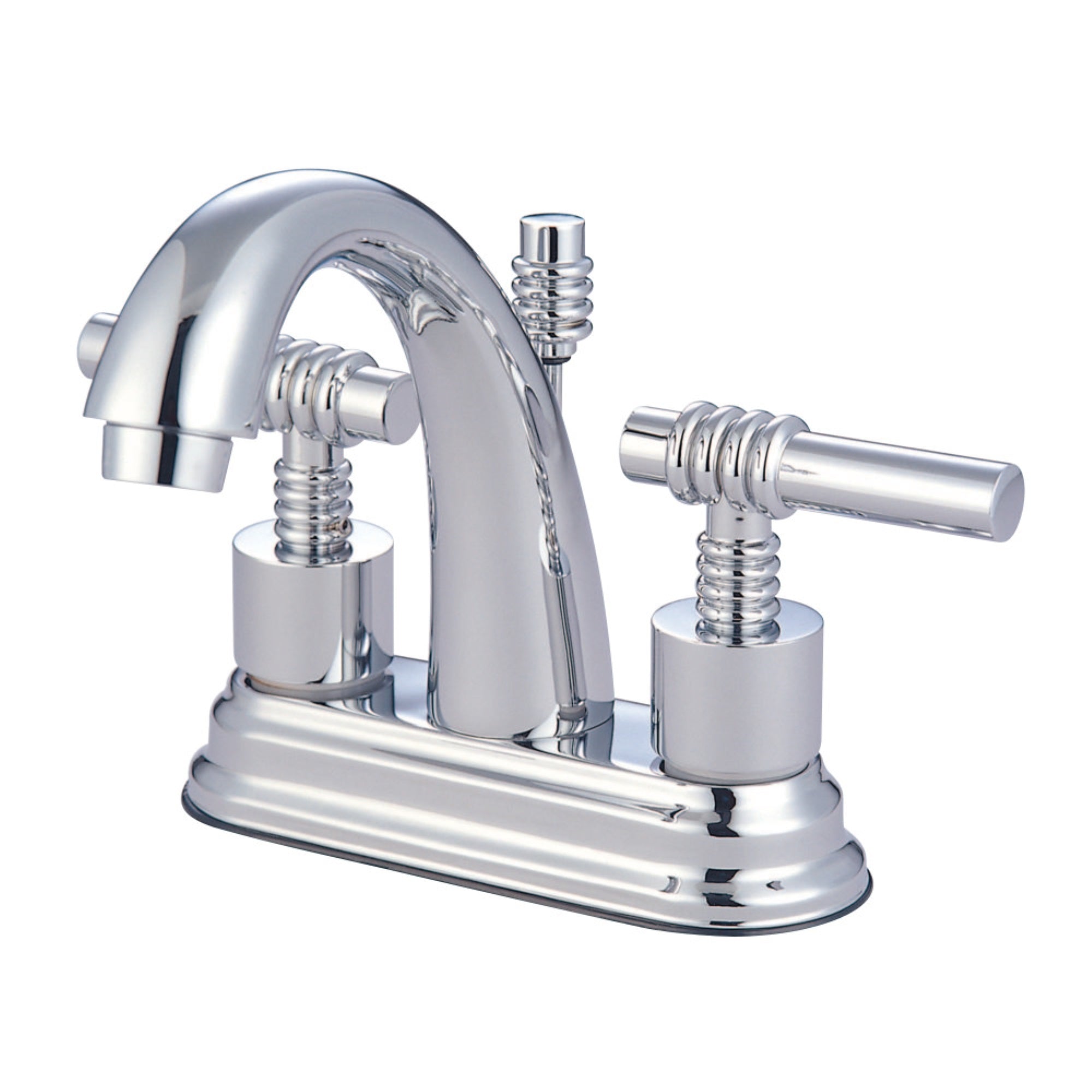 Kingston Brass Ks8611Ml 4 In. Centerset Bathroom Faucet, Polished Chrome