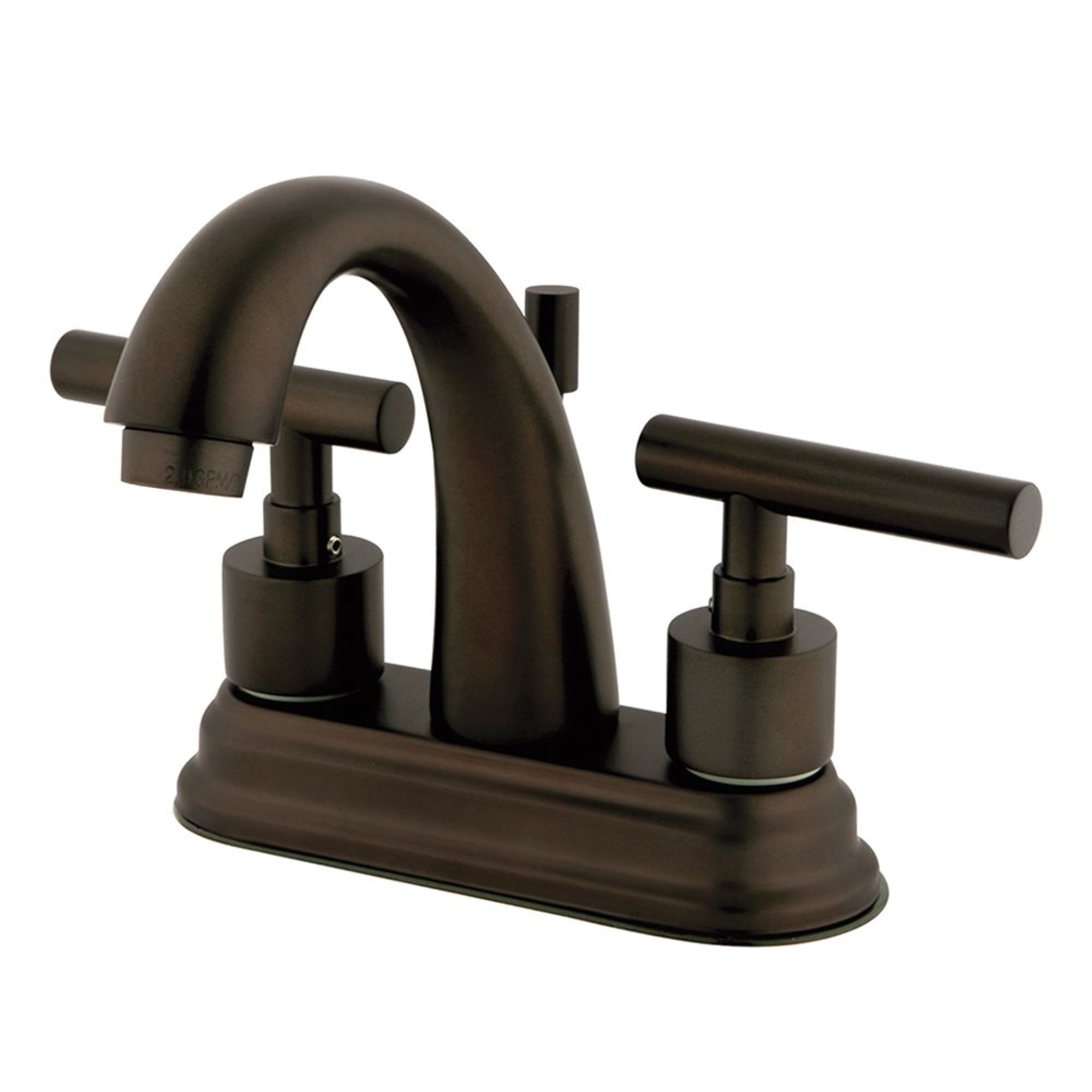 Kingston Brass Ks8615Cml 4 In. Centerset Bathroom Faucet, Oil Rubbed Bronze