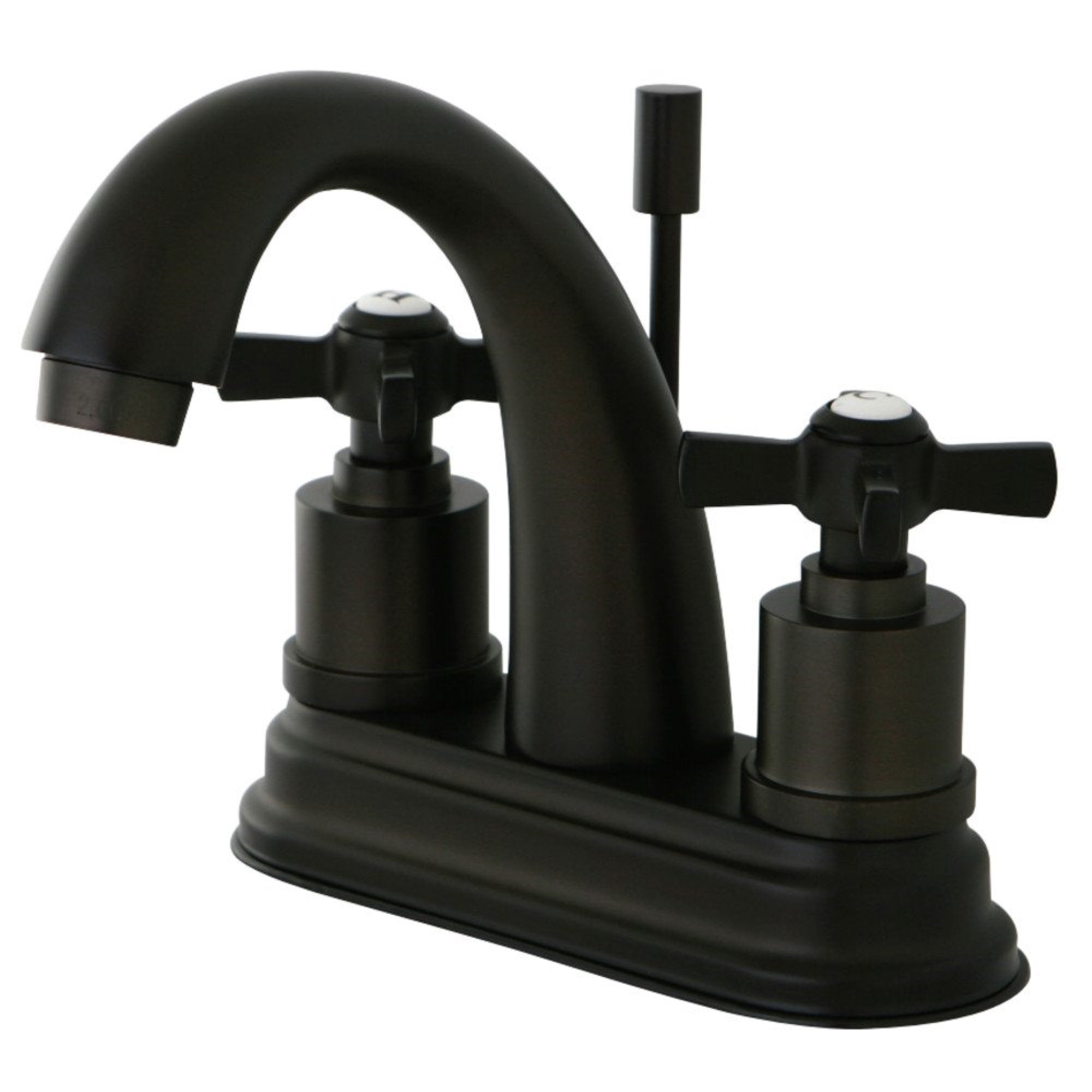 Kingston Brass Ks8615Zx 4 In. Centerset Bathroom Faucet, Oil Rubbed Bronze