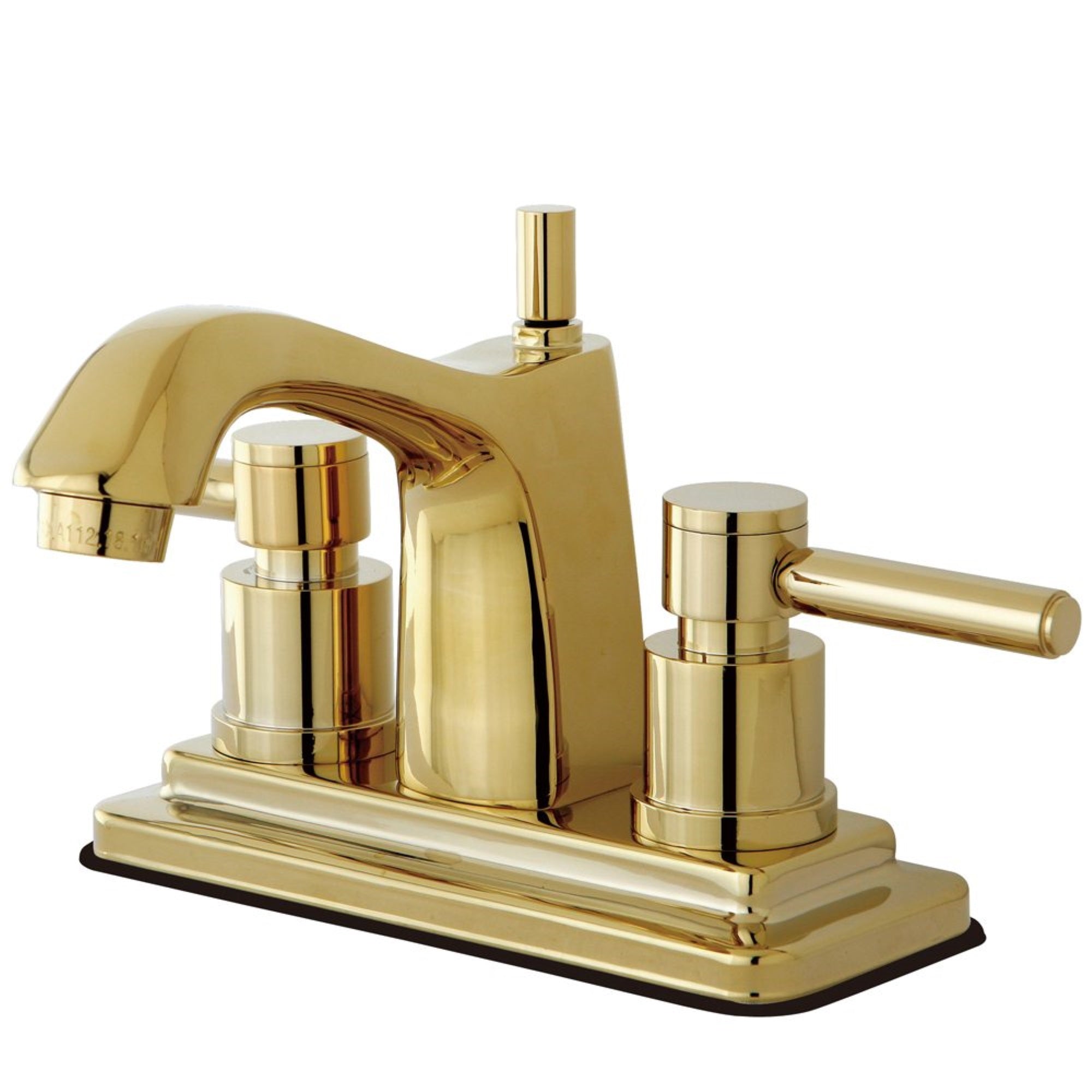 Kingston Brass Ks8642Dl 4 In. Centerset Bathroom Faucet, Polished Brass