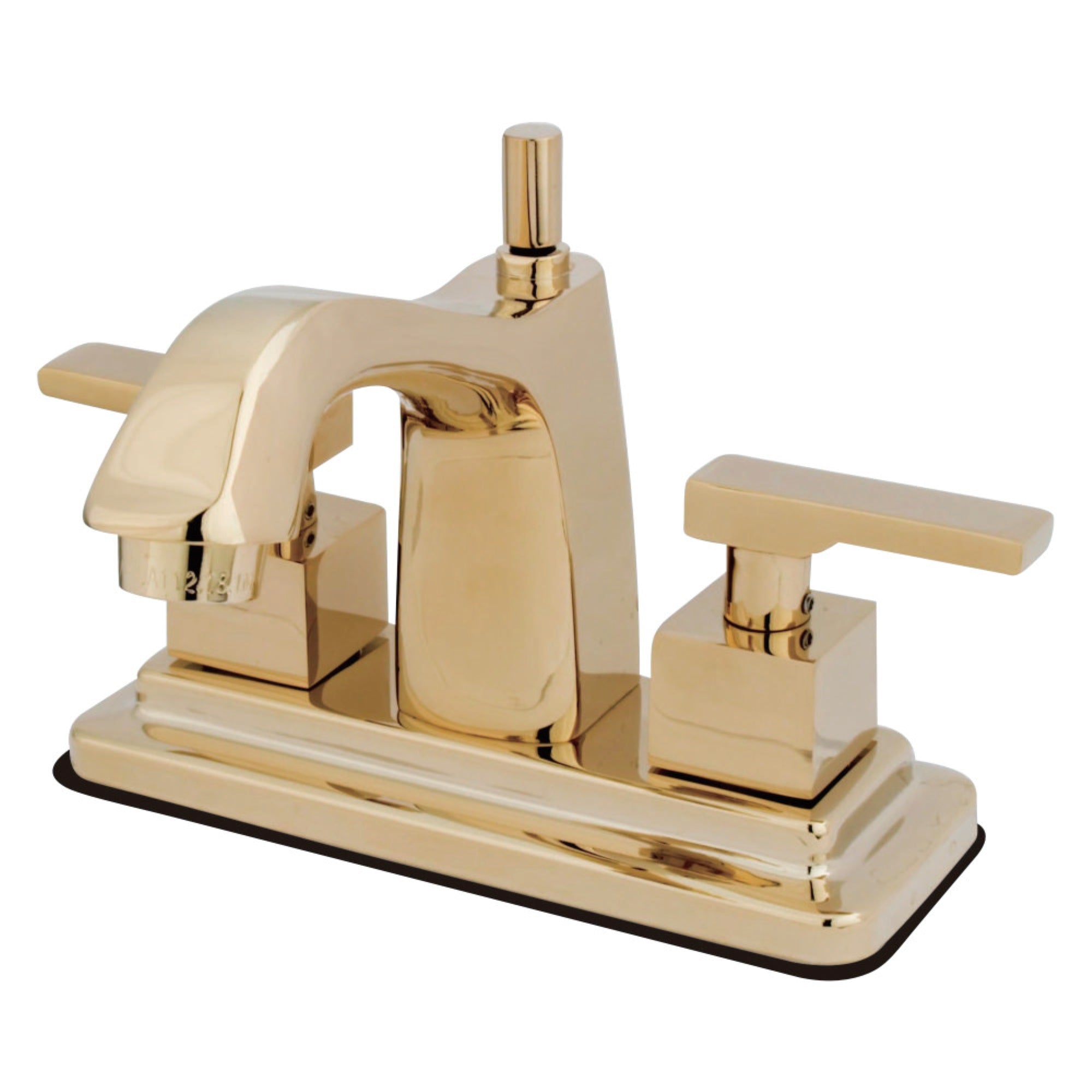 Kingston Brass Ks8642Qll 4 In. Centerset Bathroom Faucet, Polished Brass