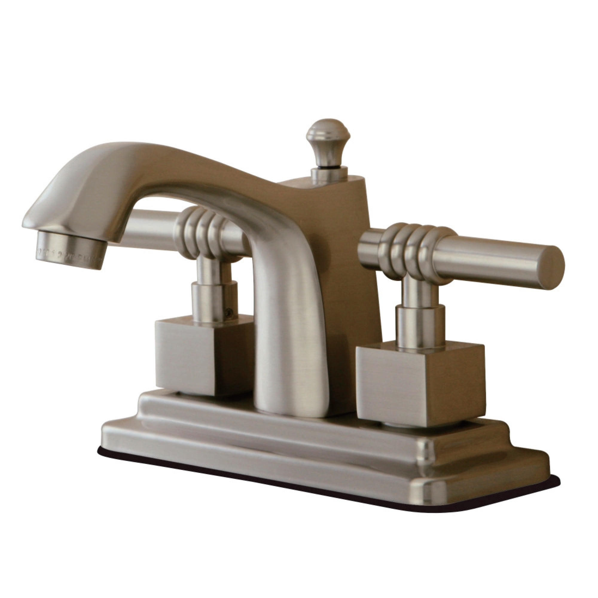 Kingston Brass Ks8648Ql 4 In. Centerset Bathroom Faucet, Brushed Nickel