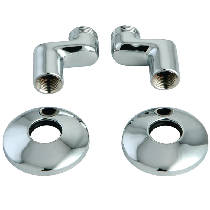 Kingston Brass KSEL213C Swivel Elbow for Wall Mount Kitchen Faucet KS213C, KS214C & KS265C, Chrome